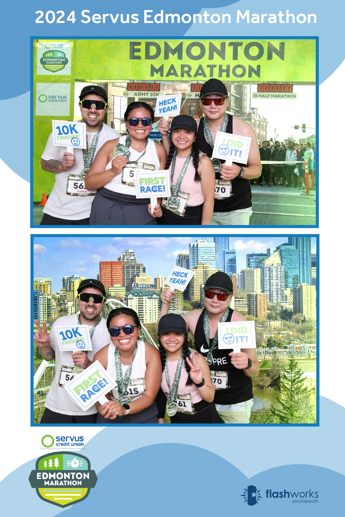 Servus Edmonton Marathon | View more photos from the event at gallery.flashworksphotobooth.com/u/FlashworksPhotoboothInc/Servus-Edmonton-Marathon-0