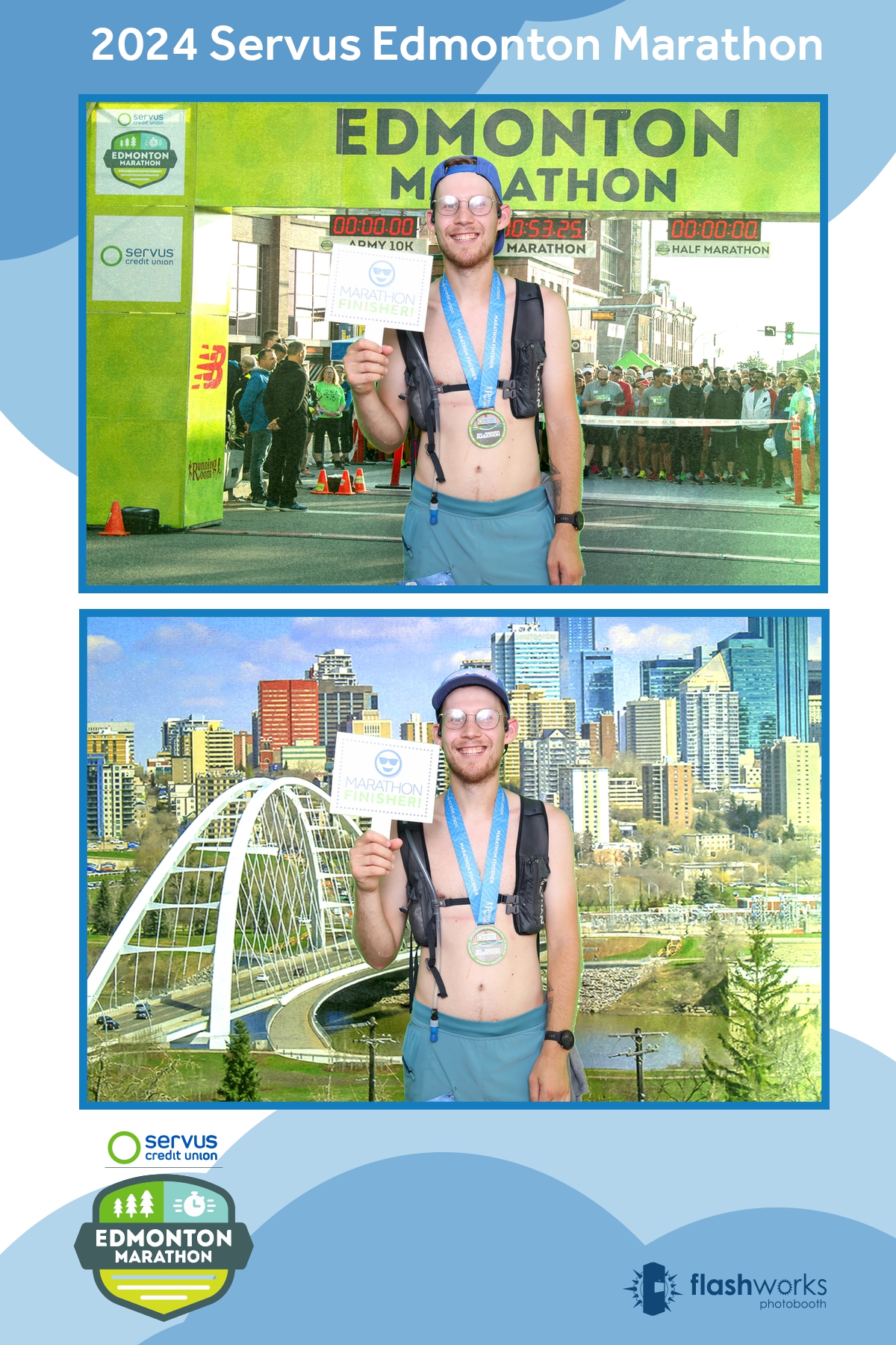 Servus Edmonton Marathon | View more photos from the event at gallery.flashworksphotobooth.com/u/FlashworksPhotoboothInc/Servus-Edmonton-Marathon-0