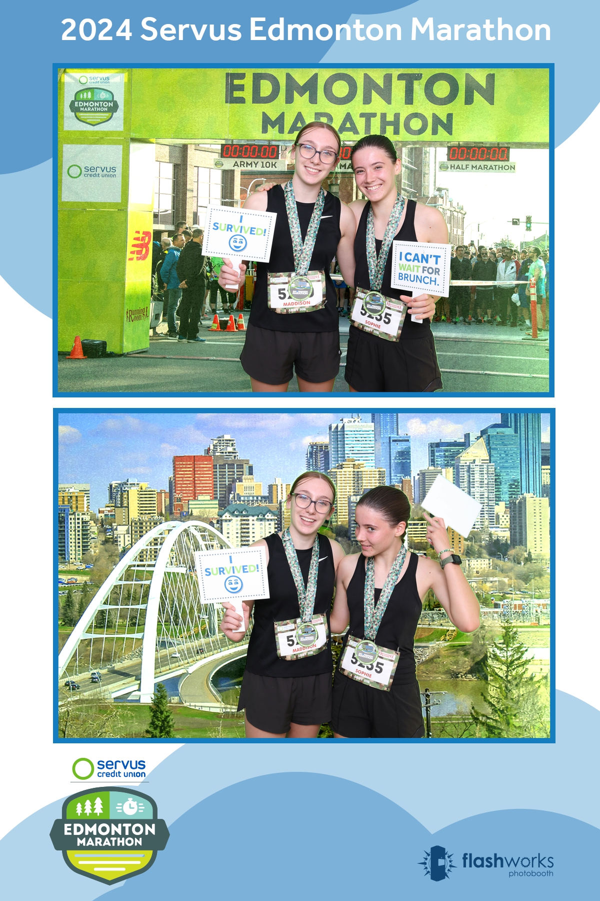 Servus Edmonton Marathon | View more photos from the event at gallery.flashworksphotobooth.com/u/FlashworksPhotoboothInc/Servus-Edmonton-Marathon-0