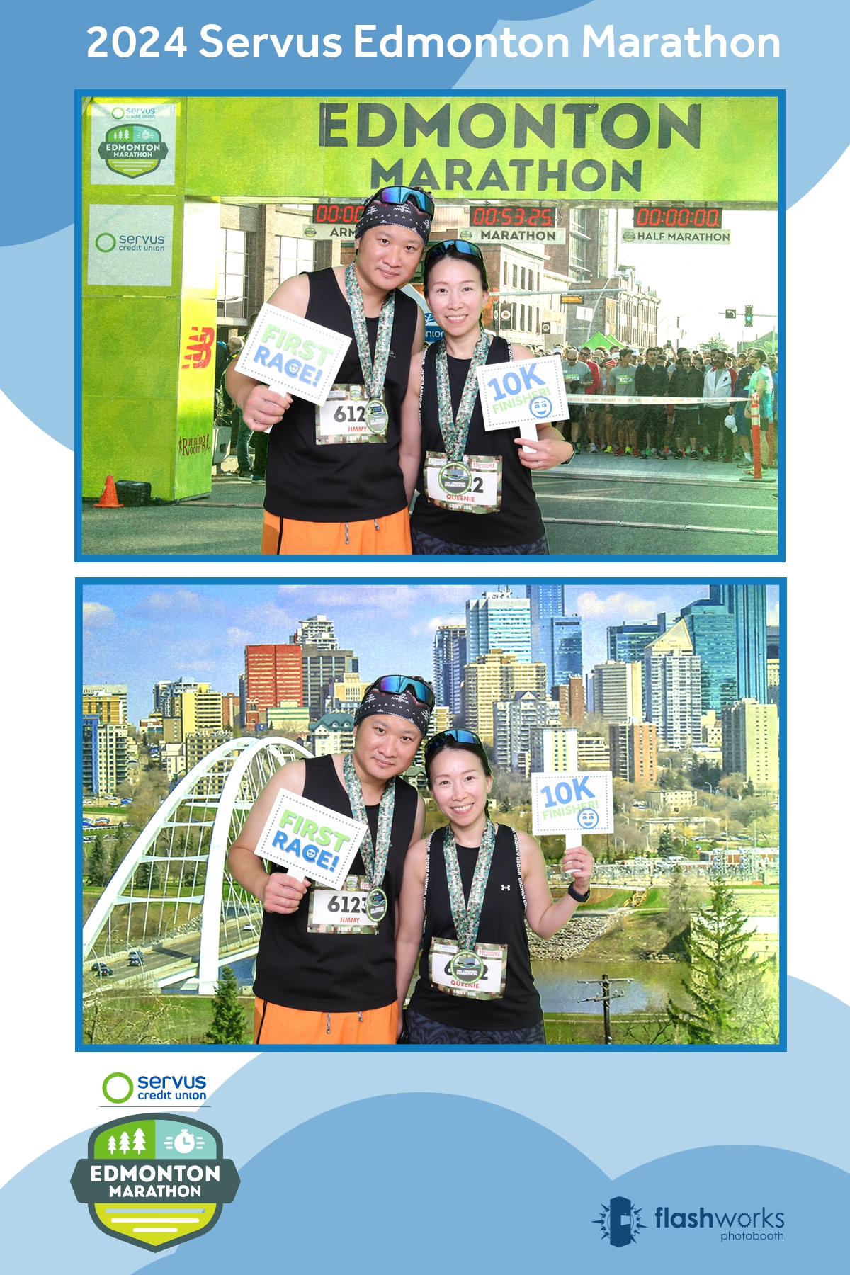 Servus Edmonton Marathon | View more photos from the event at gallery.flashworksphotobooth.com/u/FlashworksPhotoboothInc/Servus-Edmonton-Marathon-0