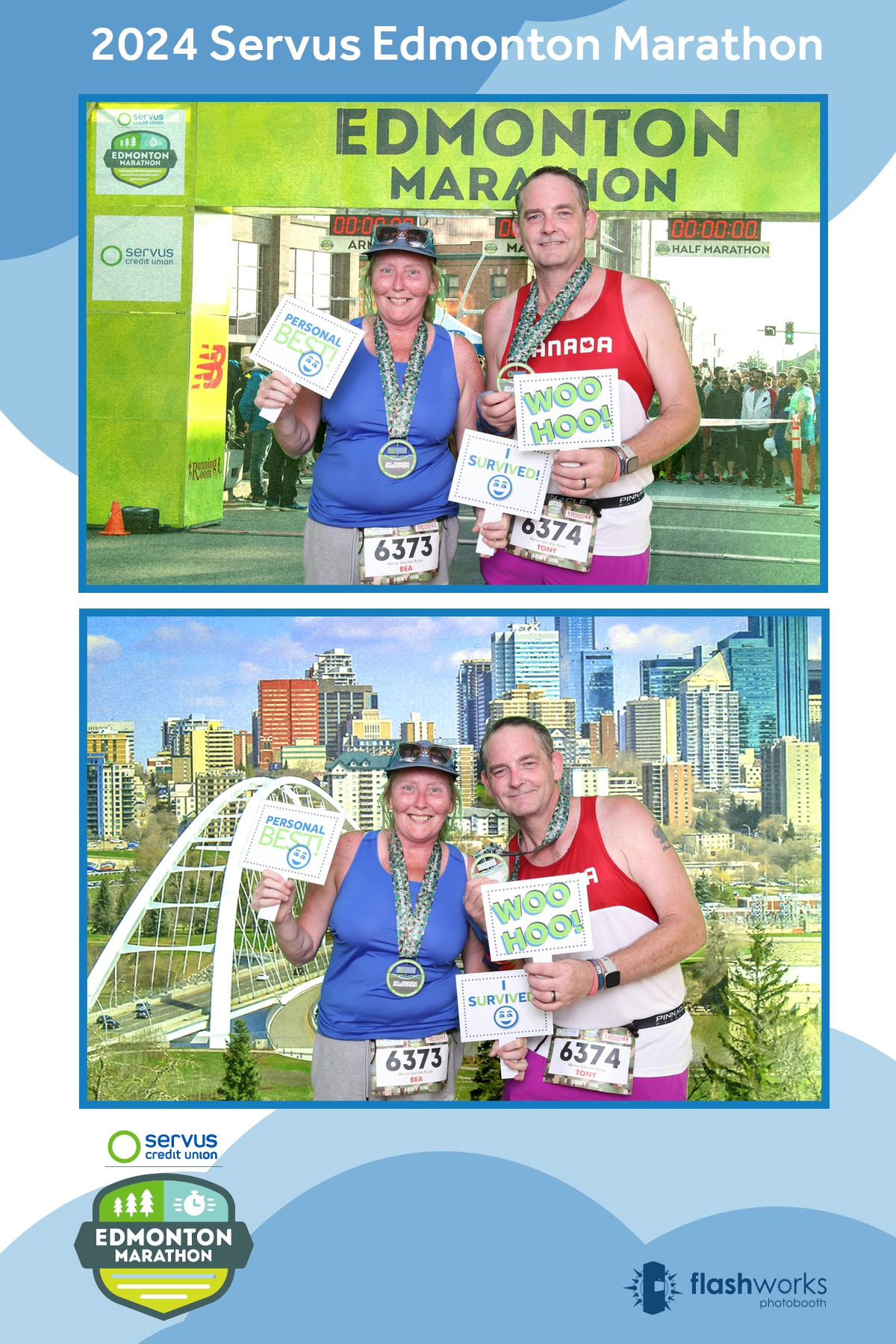 Servus Edmonton Marathon | View more photos from the event at gallery.flashworksphotobooth.com/u/FlashworksPhotoboothInc/Servus-Edmonton-Marathon-0