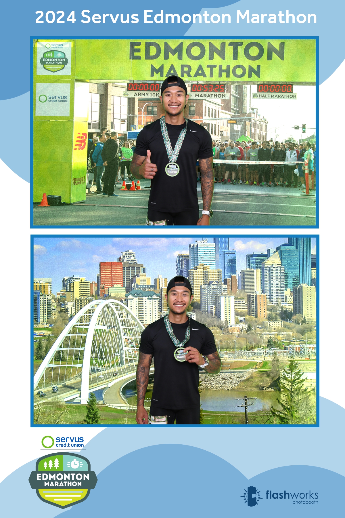Servus Edmonton Marathon | View more photos from the event at gallery.flashworksphotobooth.com/u/FlashworksPhotoboothInc/Servus-Edmonton-Marathon-0