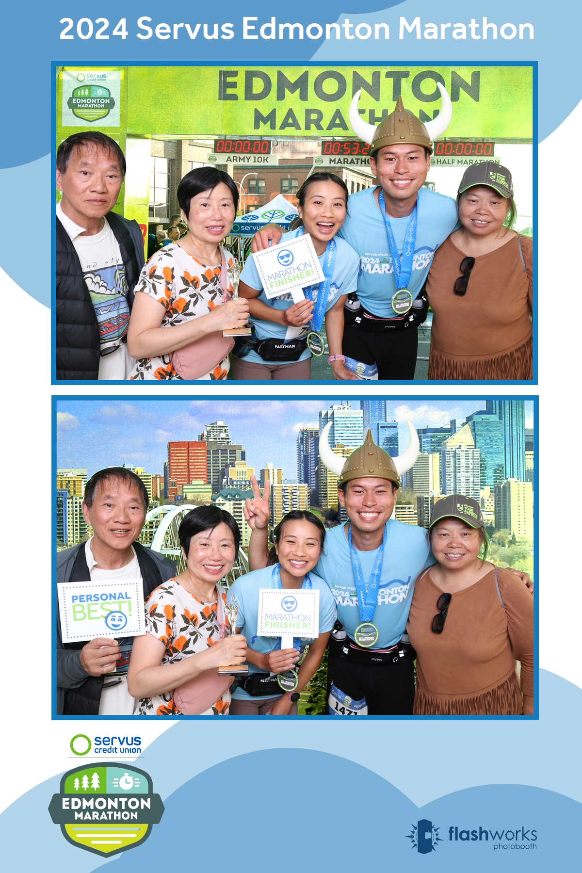 Servus Edmonton Marathon | View more photos from the event at gallery.flashworksphotobooth.com/u/FlashworksPhotoboothInc/Servus-Edmonton-Marathon-0