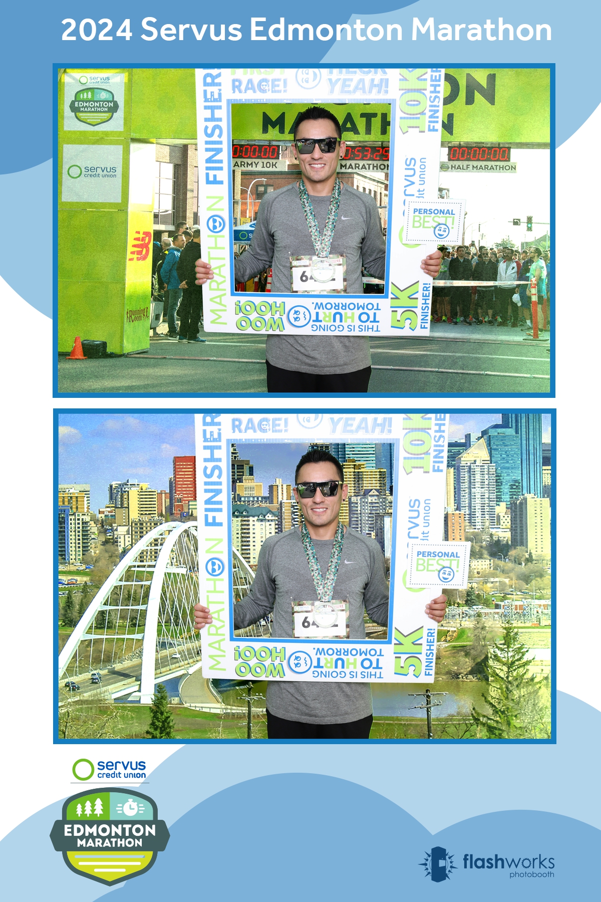 Servus Edmonton Marathon | View more photos from the event at gallery.flashworksphotobooth.com/u/FlashworksPhotoboothInc/Servus-Edmonton-Marathon-0