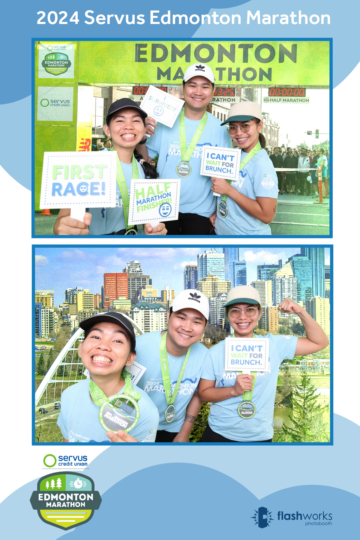 Servus Edmonton Marathon | View more photos from the event at gallery.flashworksphotobooth.com/u/FlashworksPhotoboothInc/Servus-Edmonton-Marathon-0