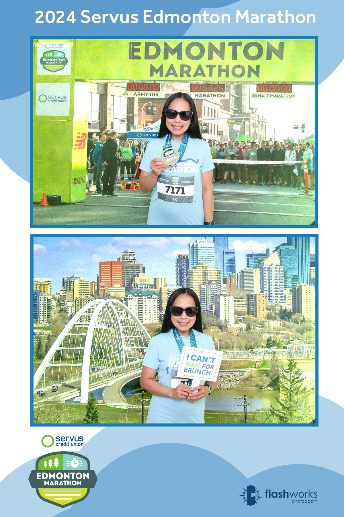Servus Edmonton Marathon | View more photos from the event at gallery.flashworksphotobooth.com/u/FlashworksPhotoboothInc/Servus-Edmonton-Marathon-0
