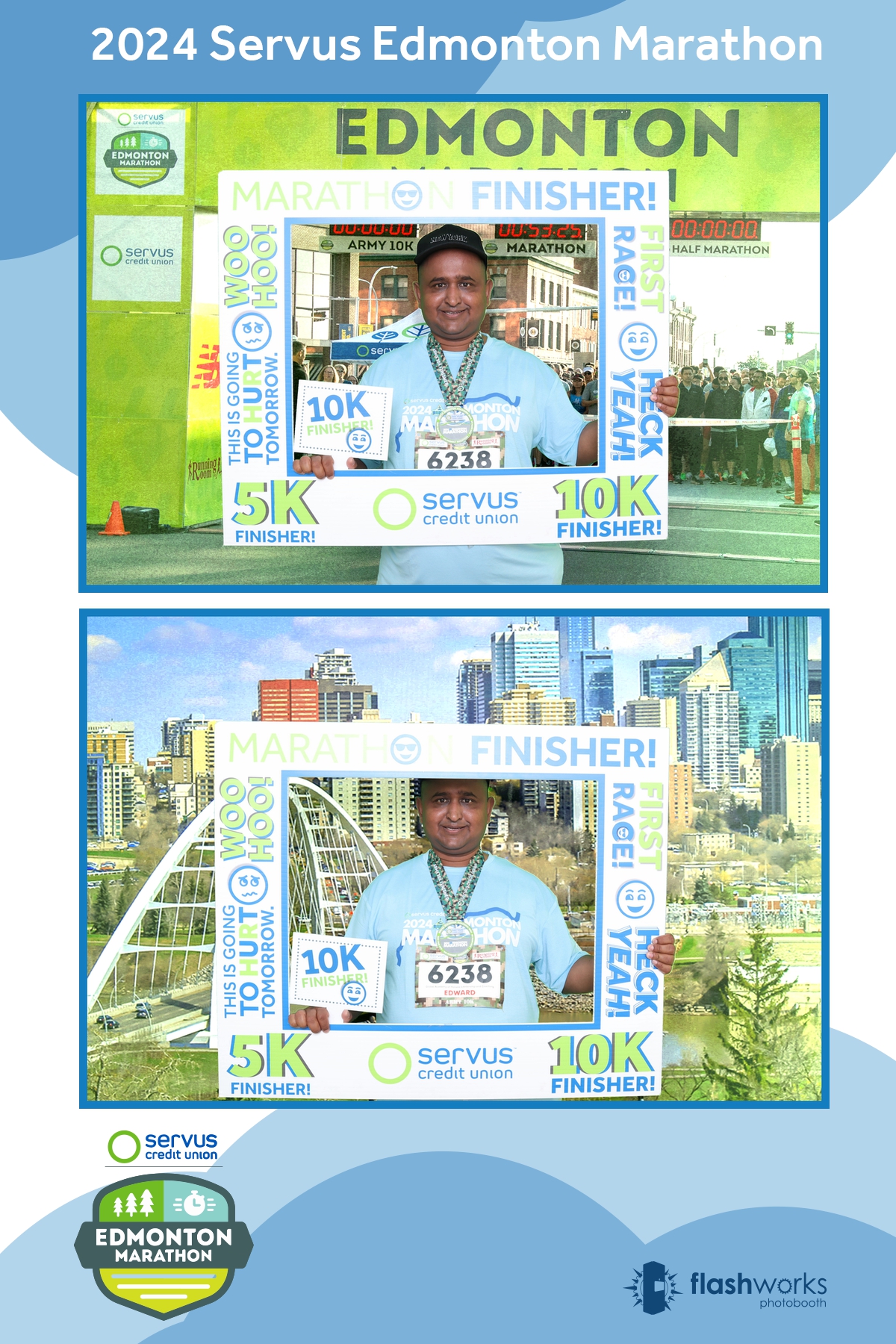 Servus Edmonton Marathon | View more photos from the event at gallery.flashworksphotobooth.com/u/FlashworksPhotoboothInc/Servus-Edmonton-Marathon-0