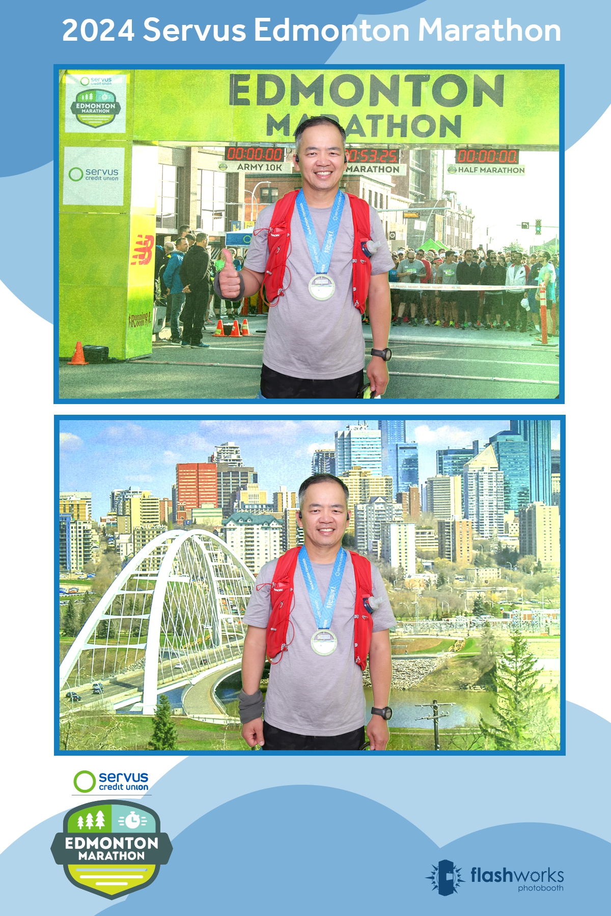 Servus Edmonton Marathon | View more photos from the event at gallery.flashworksphotobooth.com/u/FlashworksPhotoboothInc/Servus-Edmonton-Marathon-0
