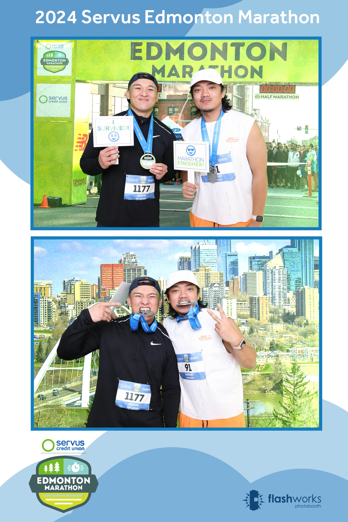 Servus Edmonton Marathon | View more photos from the event at gallery.flashworksphotobooth.com/u/FlashworksPhotoboothInc/Servus-Edmonton-Marathon-0