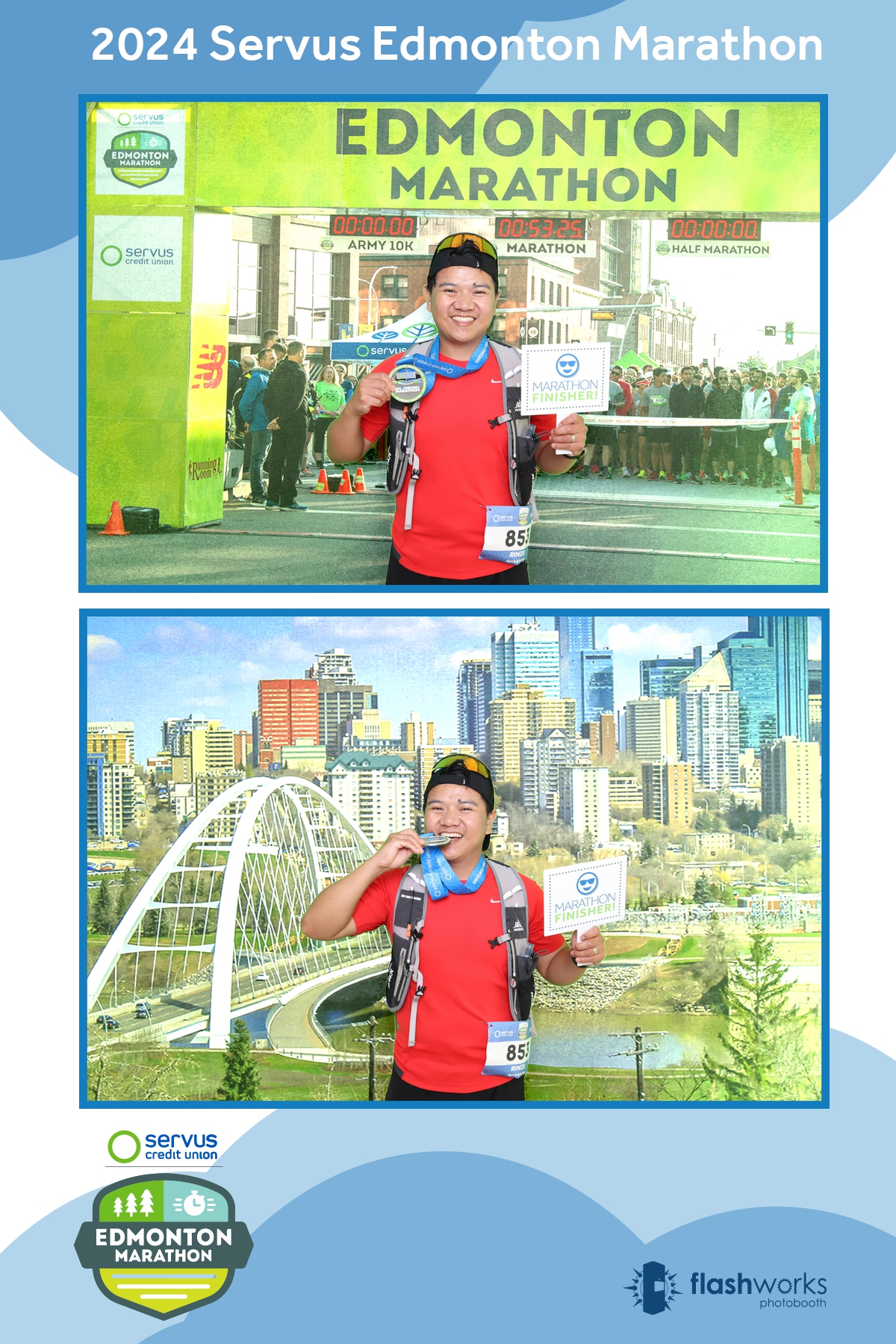 Servus Edmonton Marathon | View more photos from the event at gallery.flashworksphotobooth.com/u/FlashworksPhotoboothInc/Servus-Edmonton-Marathon-0