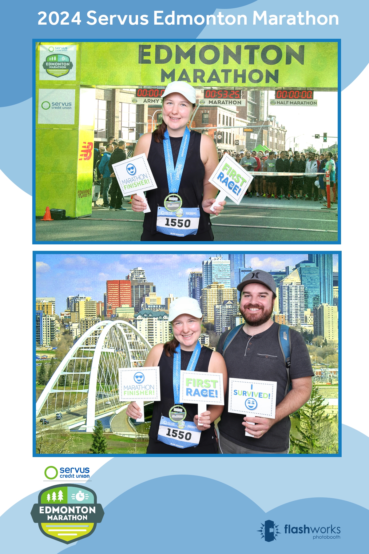 Servus Edmonton Marathon | View more photos from the event at gallery.flashworksphotobooth.com/u/FlashworksPhotoboothInc/Servus-Edmonton-Marathon-0