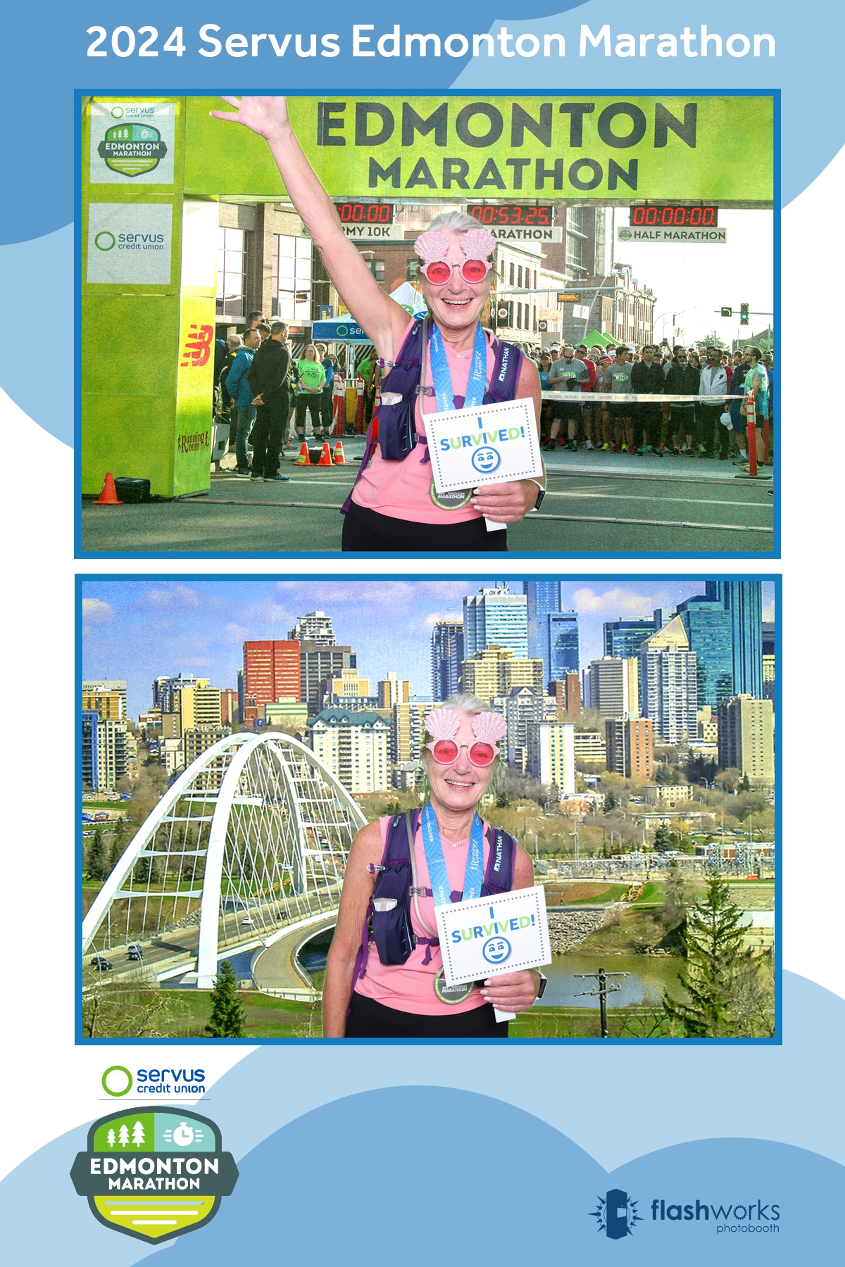 Servus Edmonton Marathon | View more photos from the event at gallery.flashworksphotobooth.com/u/FlashworksPhotoboothInc/Servus-Edmonton-Marathon-0