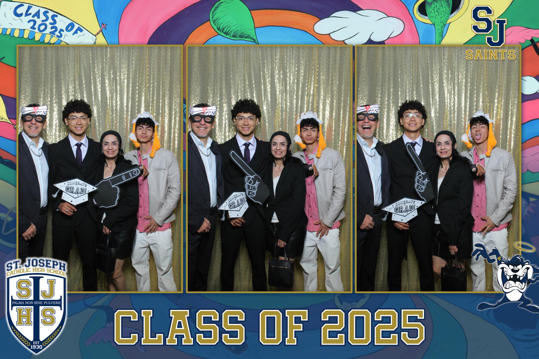 St Joseph 2025 Graduation - Mirror Booth | View more photos from the event at gallery.flashworksphotobooth.com/u/FlashworksPhotoboothInc/St-Joseph-2025-Graduation-Mirror-Booth