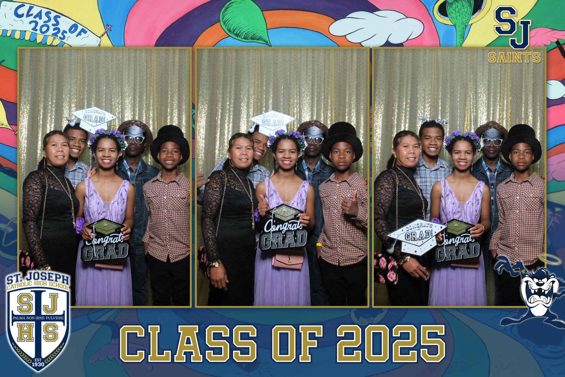 St Joseph 2025 Graduation - Mirror Booth | View more photos from the event at v1.boothgallery.com/u/FlashworksPhotoboothInc/St-Joseph-2025-Graduation-Mirror-Booth