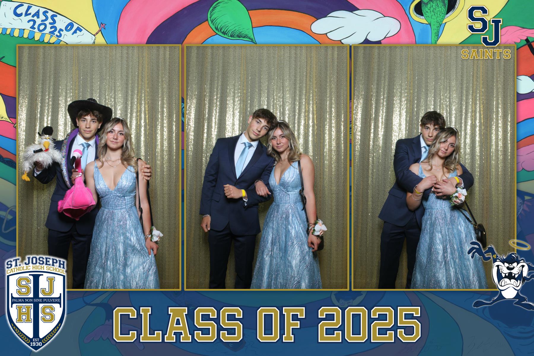 St Joseph 2025 Graduation - Mirror Booth | View more photos from the event at gallery.flashworksphotobooth.com/u/FlashworksPhotoboothInc/St-Joseph-2025-Graduation-Mirror-Booth