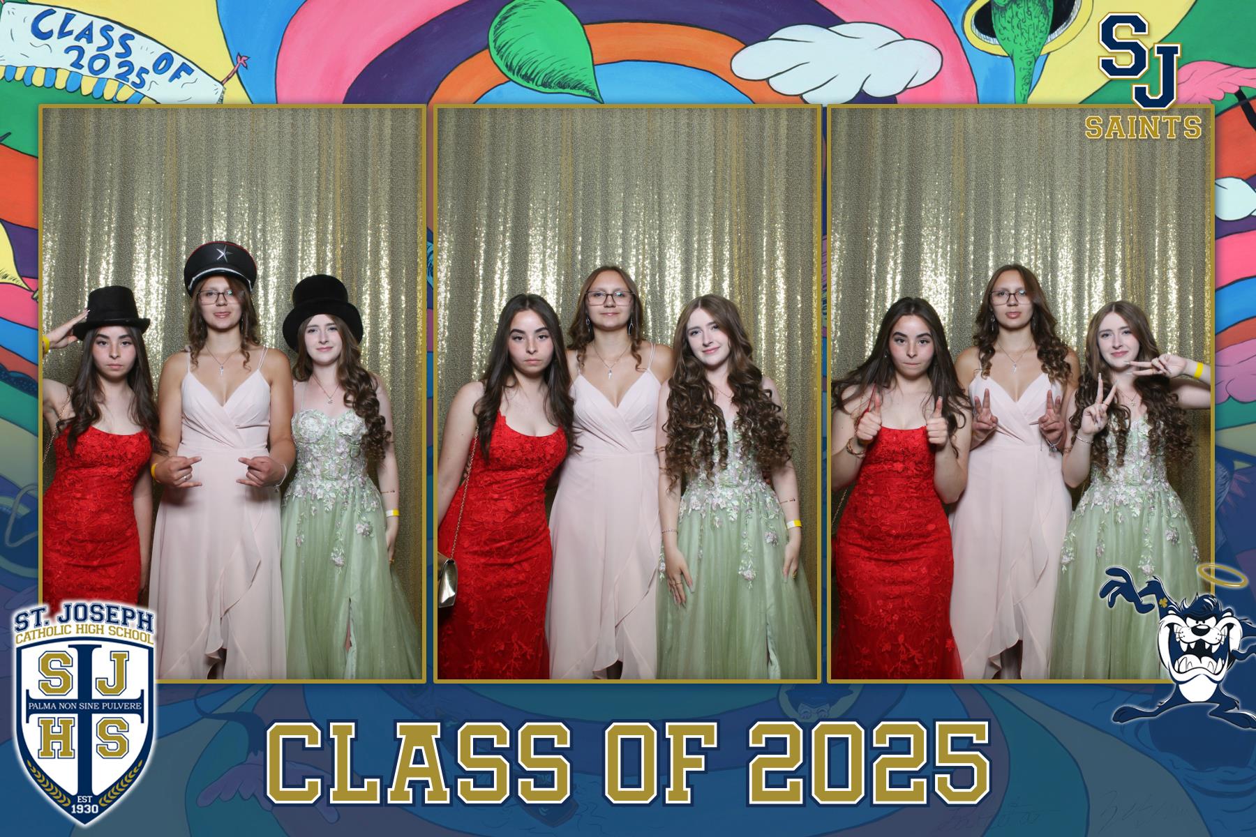 St Joseph 2025 Graduation - Mirror Booth | View more photos from the event at gallery.flashworksphotobooth.com/u/FlashworksPhotoboothInc/St-Joseph-2025-Graduation-Mirror-Booth