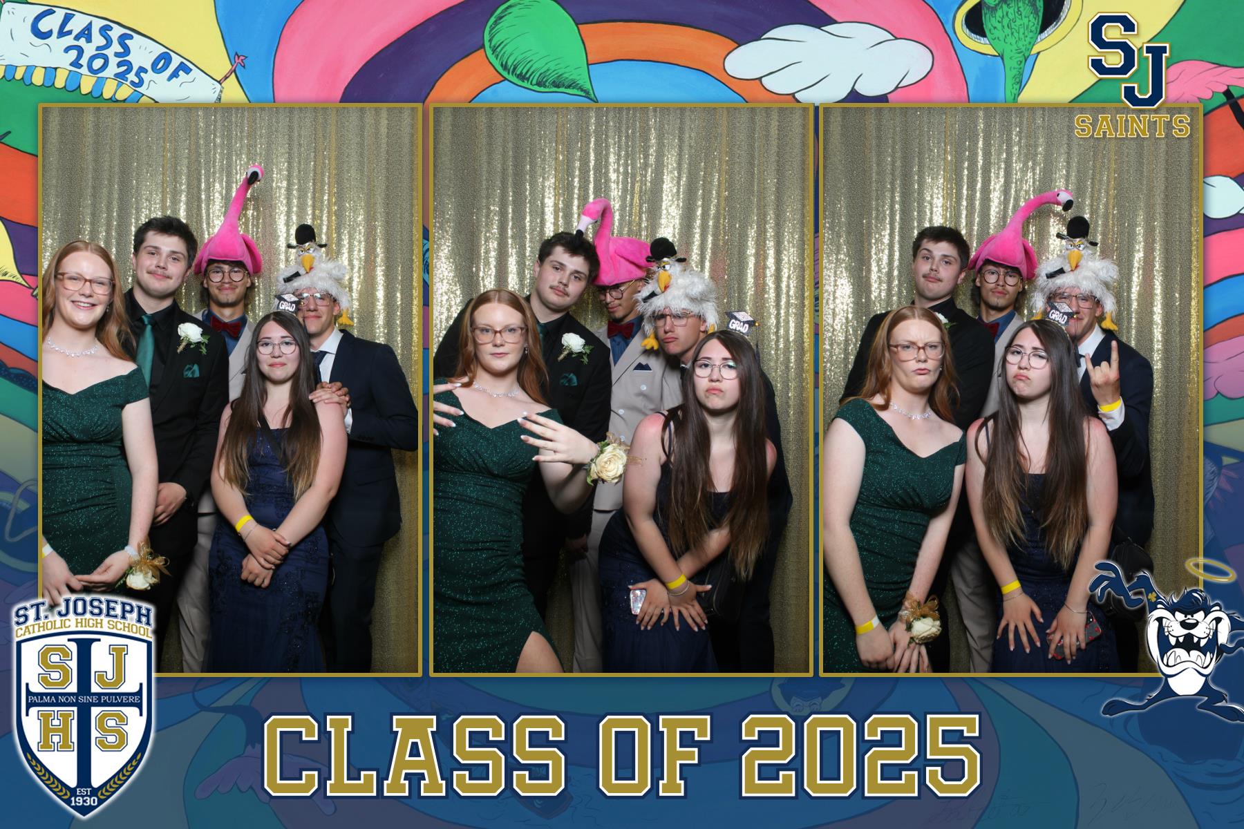 St Joseph 2025 Graduation - Mirror Booth | View more photos from the event at gallery.flashworksphotobooth.com/u/FlashworksPhotoboothInc/St-Joseph-2025-Graduation-Mirror-Booth