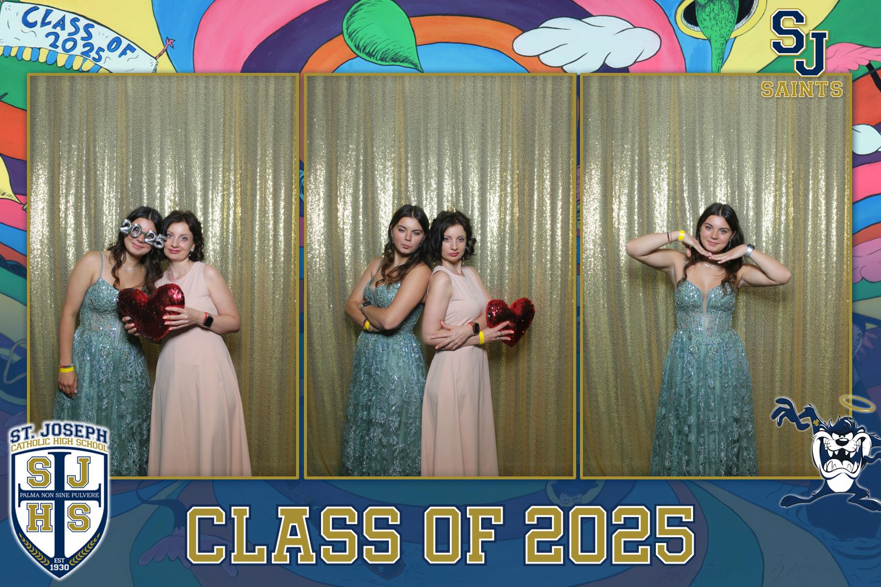 St Joseph 2025 Graduation - Mirror Booth | View more photos from the event at gallery.flashworksphotobooth.com/u/FlashworksPhotoboothInc/St-Joseph-2025-Graduation-Mirror-Booth