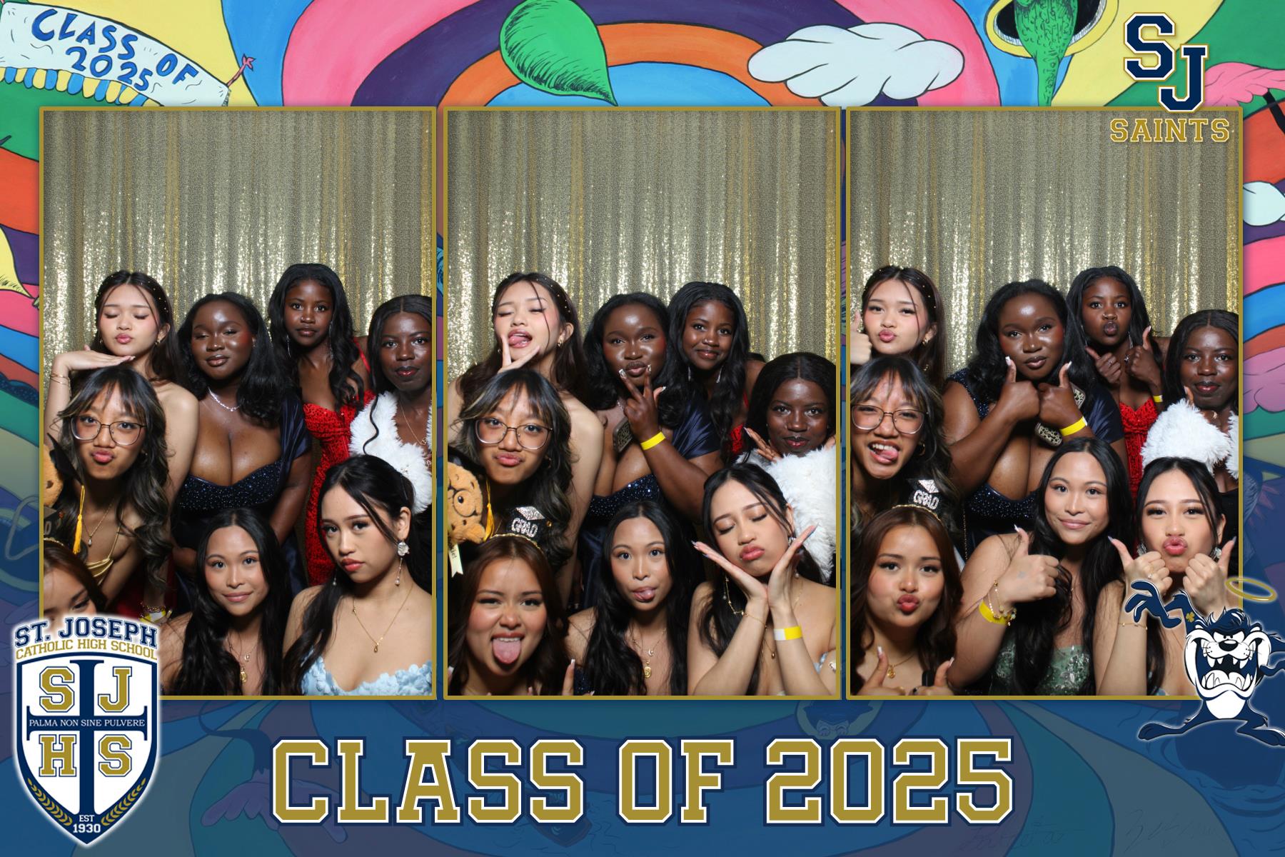 St Joseph 2025 Graduation - Mirror Booth | View more photos from the event at gallery.flashworksphotobooth.com/u/FlashworksPhotoboothInc/St-Joseph-2025-Graduation-Mirror-Booth
