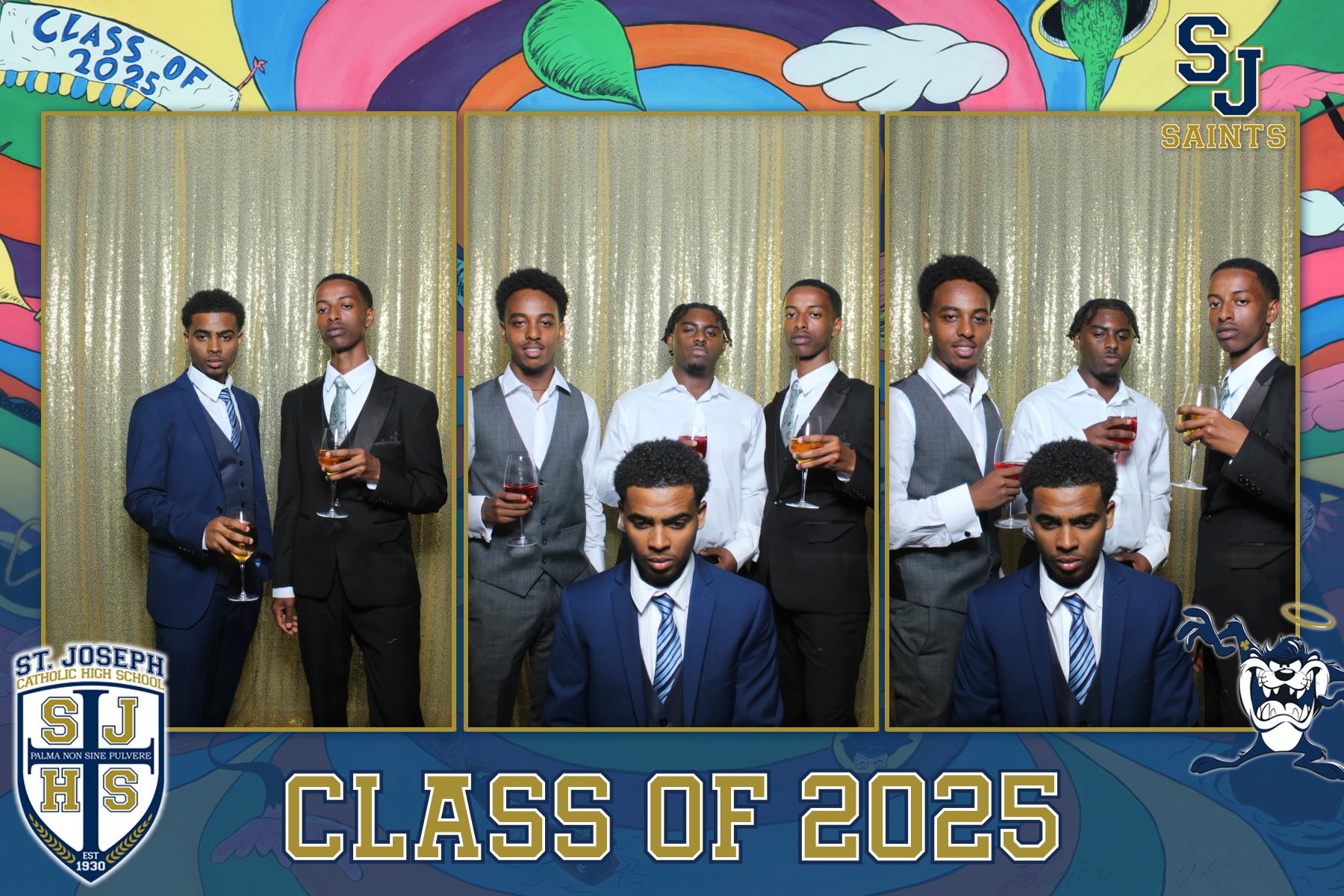 St Joseph 2025 Graduation - Mirror Booth | View more photos from the event at gallery.flashworksphotobooth.com/u/FlashworksPhotoboothInc/St-Joseph-2025-Graduation-Mirror-Booth