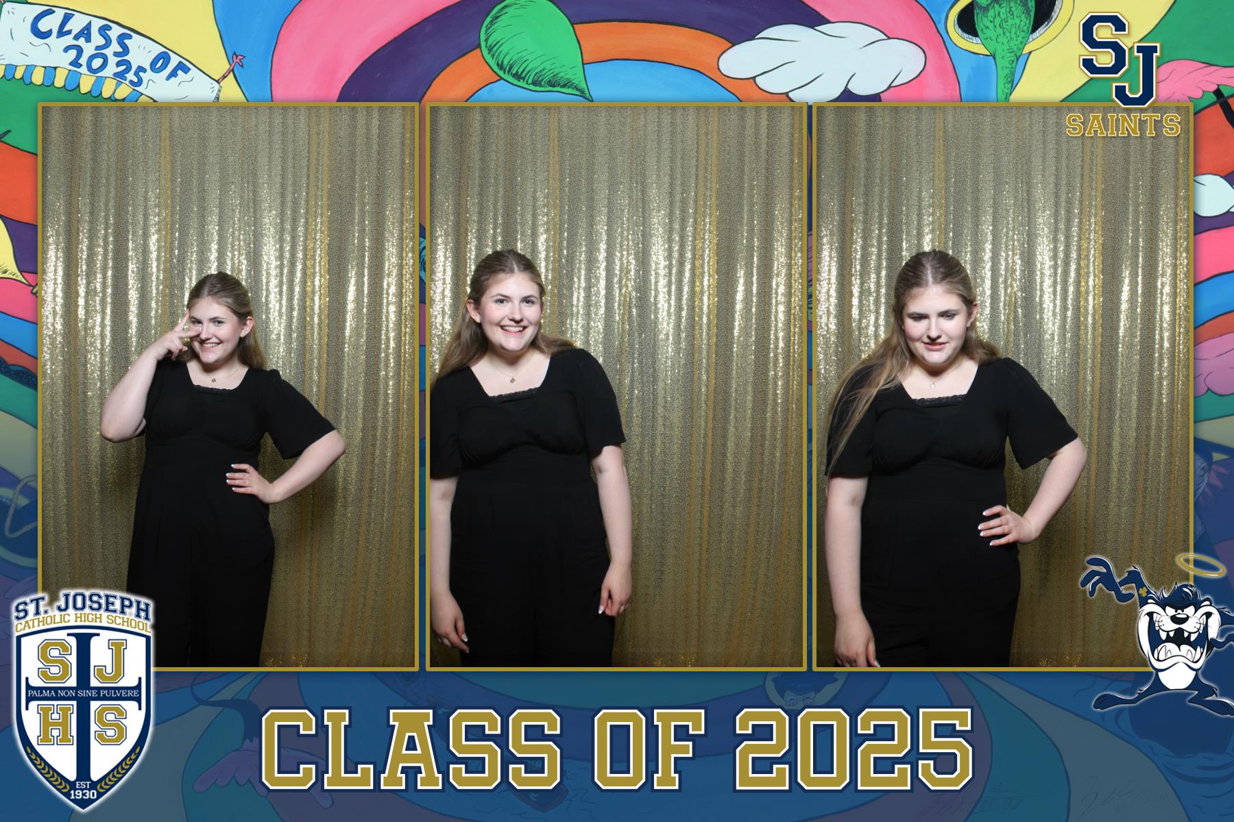 St Joseph 2025 Graduation - Mirror Booth | View more photos from the event at gallery.flashworksphotobooth.com/u/FlashworksPhotoboothInc/St-Joseph-2025-Graduation-Mirror-Booth