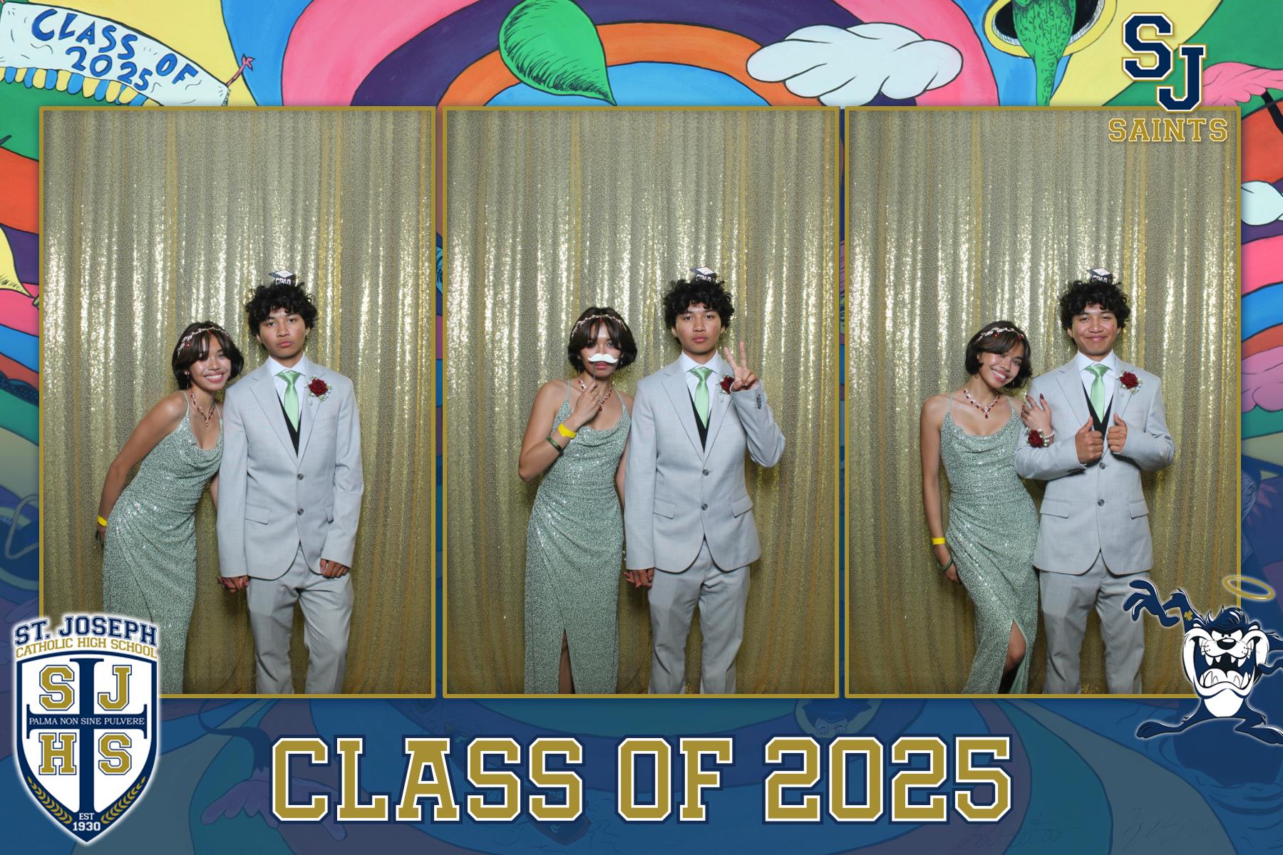 St Joseph 2025 Graduation - Mirror Booth | View more photos from the event at gallery.flashworksphotobooth.com/u/FlashworksPhotoboothInc/St-Joseph-2025-Graduation-Mirror-Booth