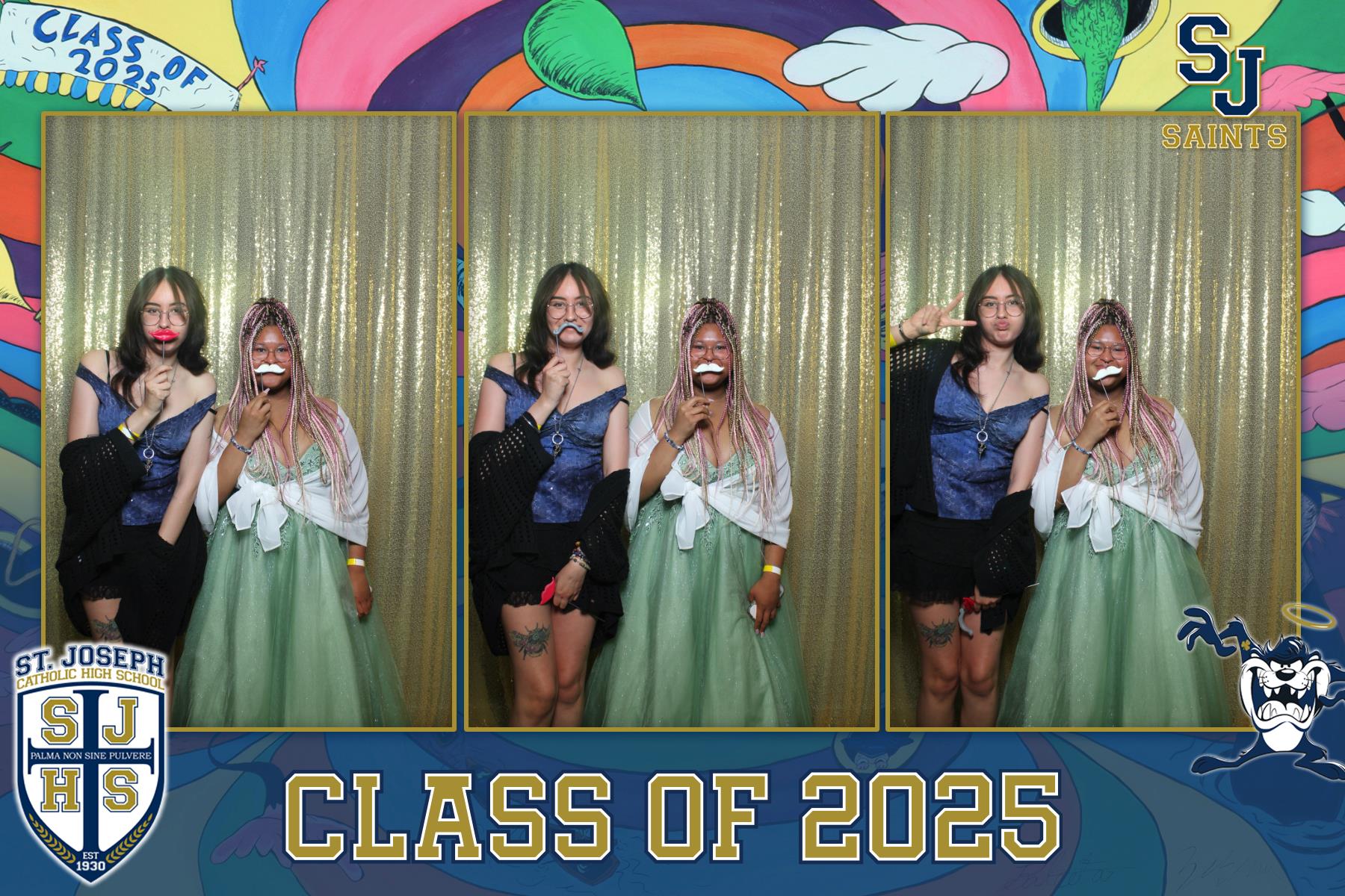 St Joseph 2025 Graduation - Mirror Booth | View more photos from the event at gallery.flashworksphotobooth.com/u/FlashworksPhotoboothInc/St-Joseph-2025-Graduation-Mirror-Booth