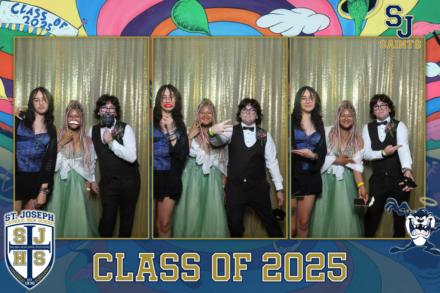 St Joseph 2025 Graduation - Mirror Booth | View more photos from the event at gallery.flashworksphotobooth.com/u/FlashworksPhotoboothInc/St-Joseph-2025-Graduation-Mirror-Booth