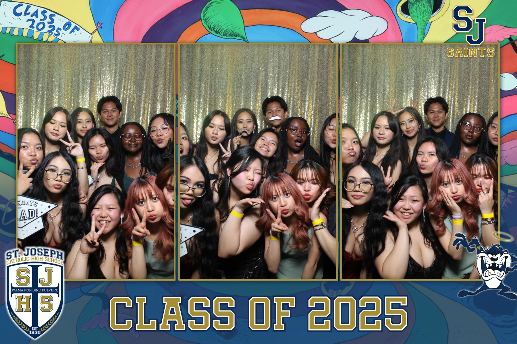 St Joseph 2025 Graduation - Mirror Booth | View more photos from the event at gallery.flashworksphotobooth.com/u/FlashworksPhotoboothInc/St-Joseph-2025-Graduation-Mirror-Booth