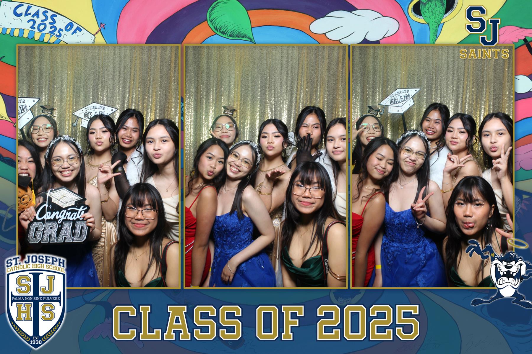 St Joseph 2025 Graduation - Mirror Booth | View more photos from the event at gallery.flashworksphotobooth.com/u/FlashworksPhotoboothInc/St-Joseph-2025-Graduation-Mirror-Booth