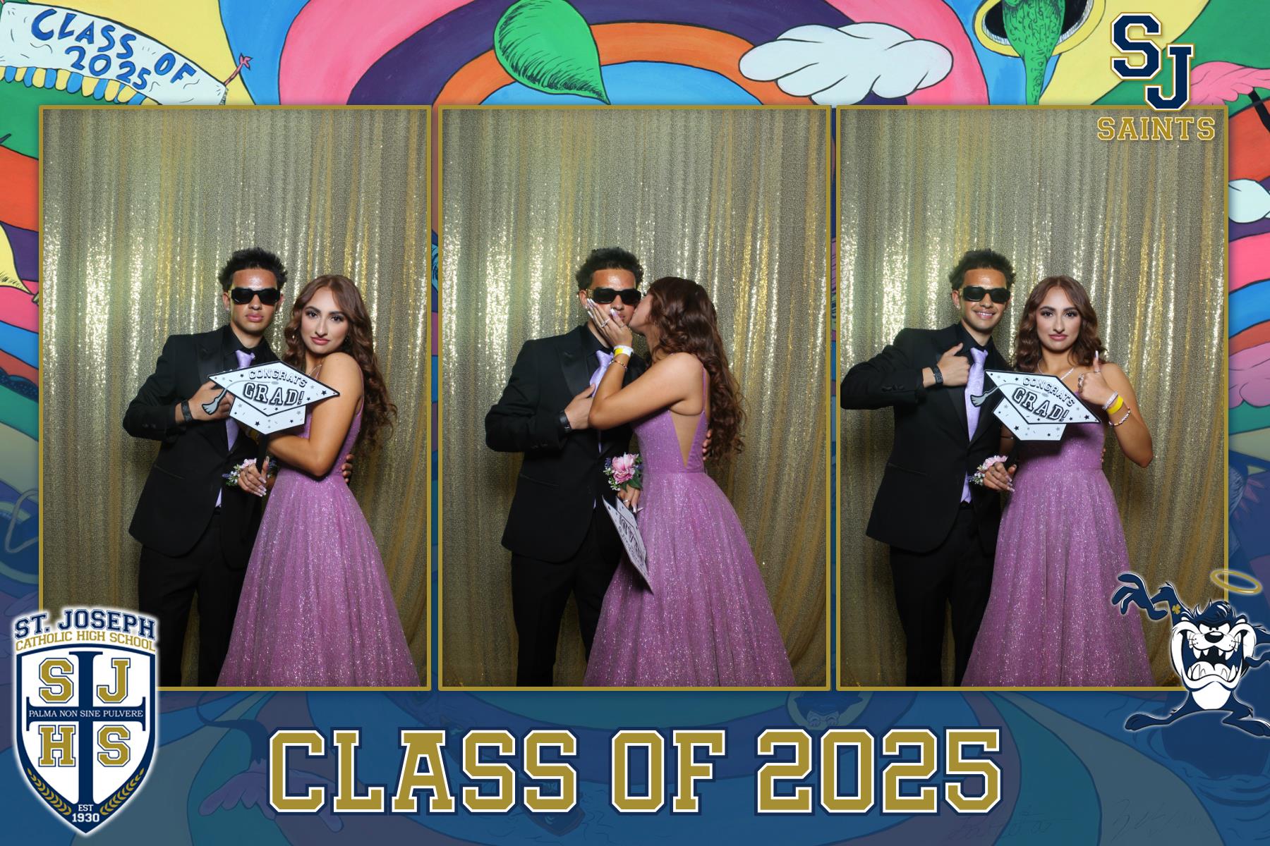 St Joseph 2025 Graduation - Mirror Booth | View more photos from the event at gallery.flashworksphotobooth.com/u/FlashworksPhotoboothInc/St-Joseph-2025-Graduation-Mirror-Booth