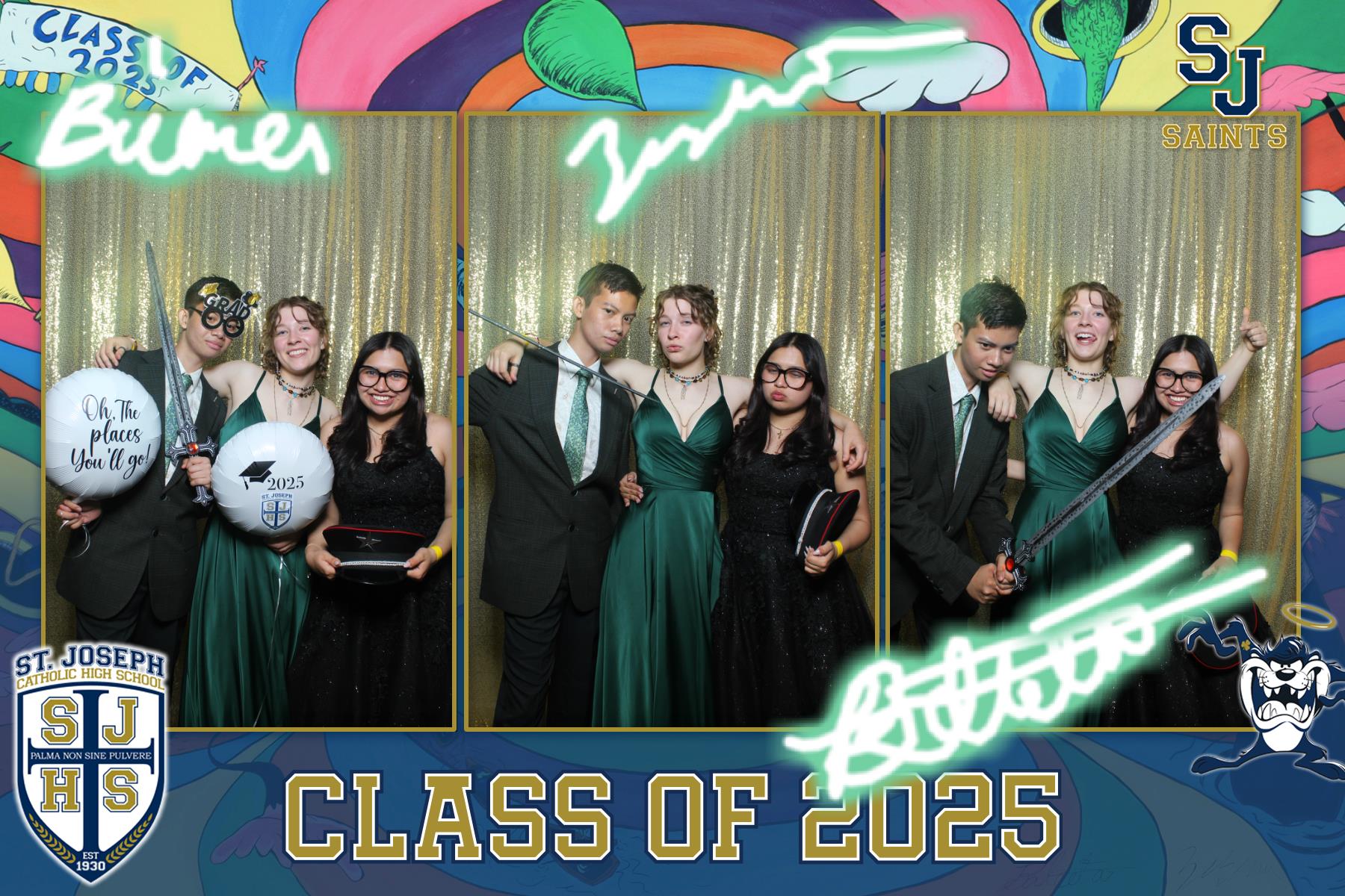 St Joseph 2025 Graduation - Mirror Booth | View more photos from the event at gallery.flashworksphotobooth.com/u/FlashworksPhotoboothInc/St-Joseph-2025-Graduation-Mirror-Booth