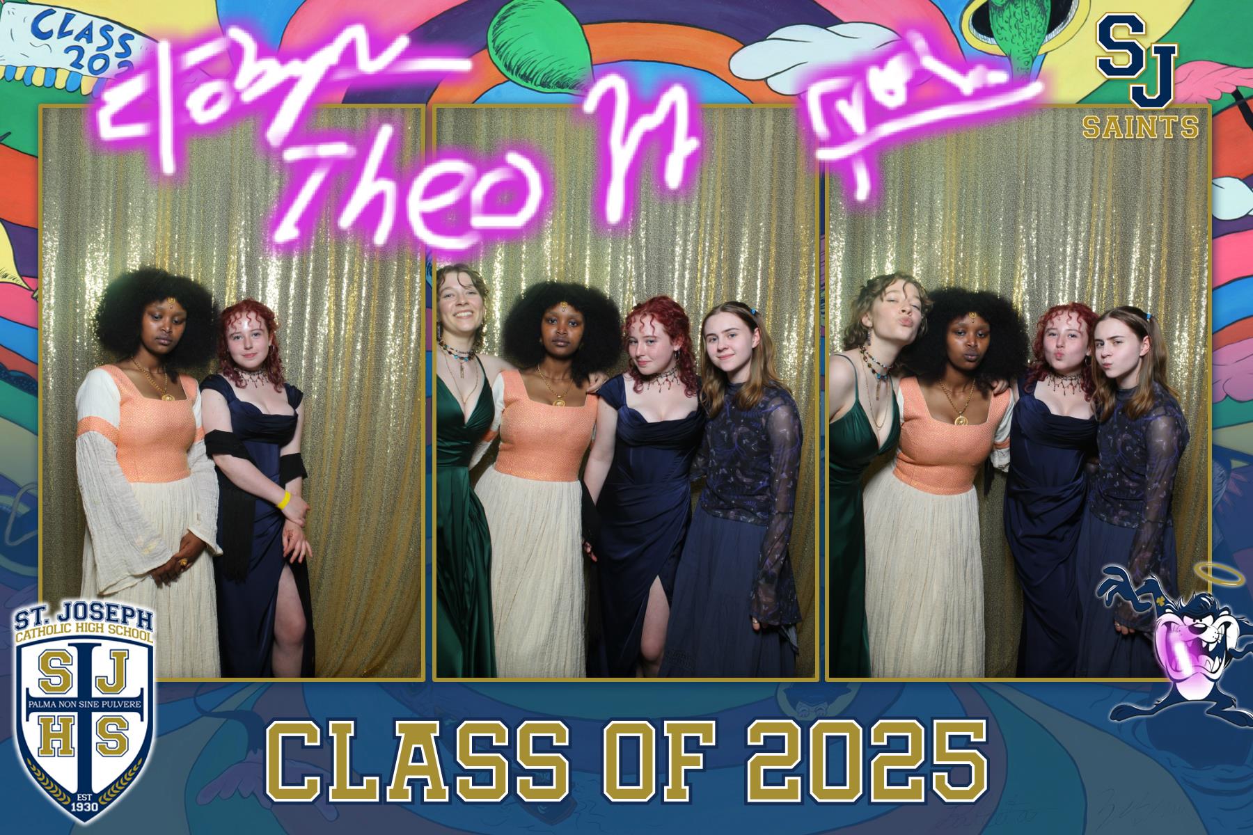 St Joseph 2025 Graduation - Mirror Booth | View more photos from the event at gallery.flashworksphotobooth.com/u/FlashworksPhotoboothInc/St-Joseph-2025-Graduation-Mirror-Booth