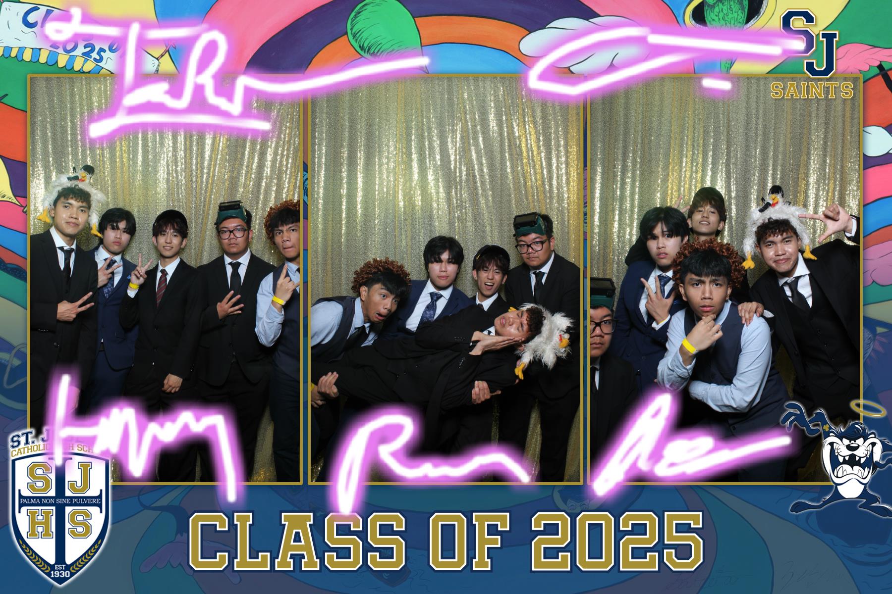 St Joseph 2025 Graduation - Mirror Booth | View more photos from the event at gallery.flashworksphotobooth.com/u/FlashworksPhotoboothInc/St-Joseph-2025-Graduation-Mirror-Booth