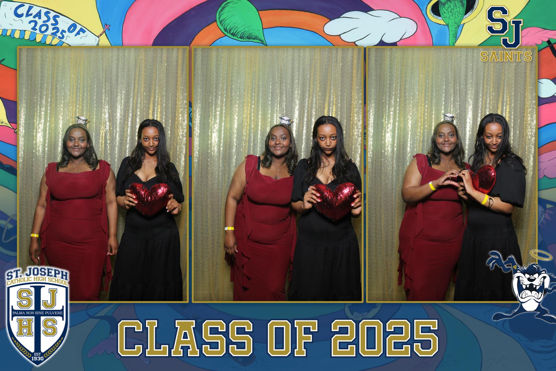 St Joseph 2025 Graduation - Mirror Booth | View more photos from the event at gallery.flashworksphotobooth.com/u/FlashworksPhotoboothInc/St-Joseph-2025-Graduation-Mirror-Booth