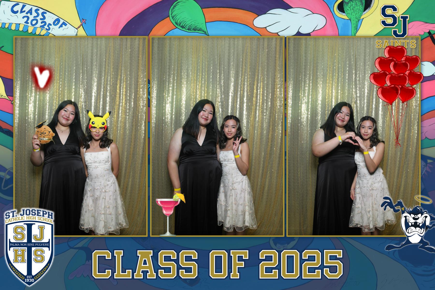 St Joseph 2025 Graduation - Mirror Booth | View more photos from the event at gallery.flashworksphotobooth.com/u/FlashworksPhotoboothInc/St-Joseph-2025-Graduation-Mirror-Booth