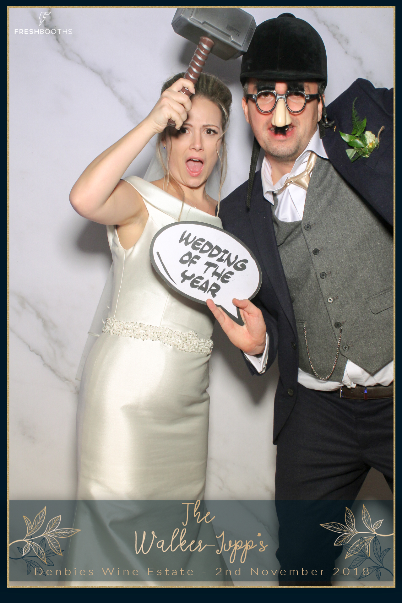 Annie & Dave's Wedding. | View more photos from the event at gallery.freshbooths.com/u/FreshBooths/Annie-Daves-Wedding