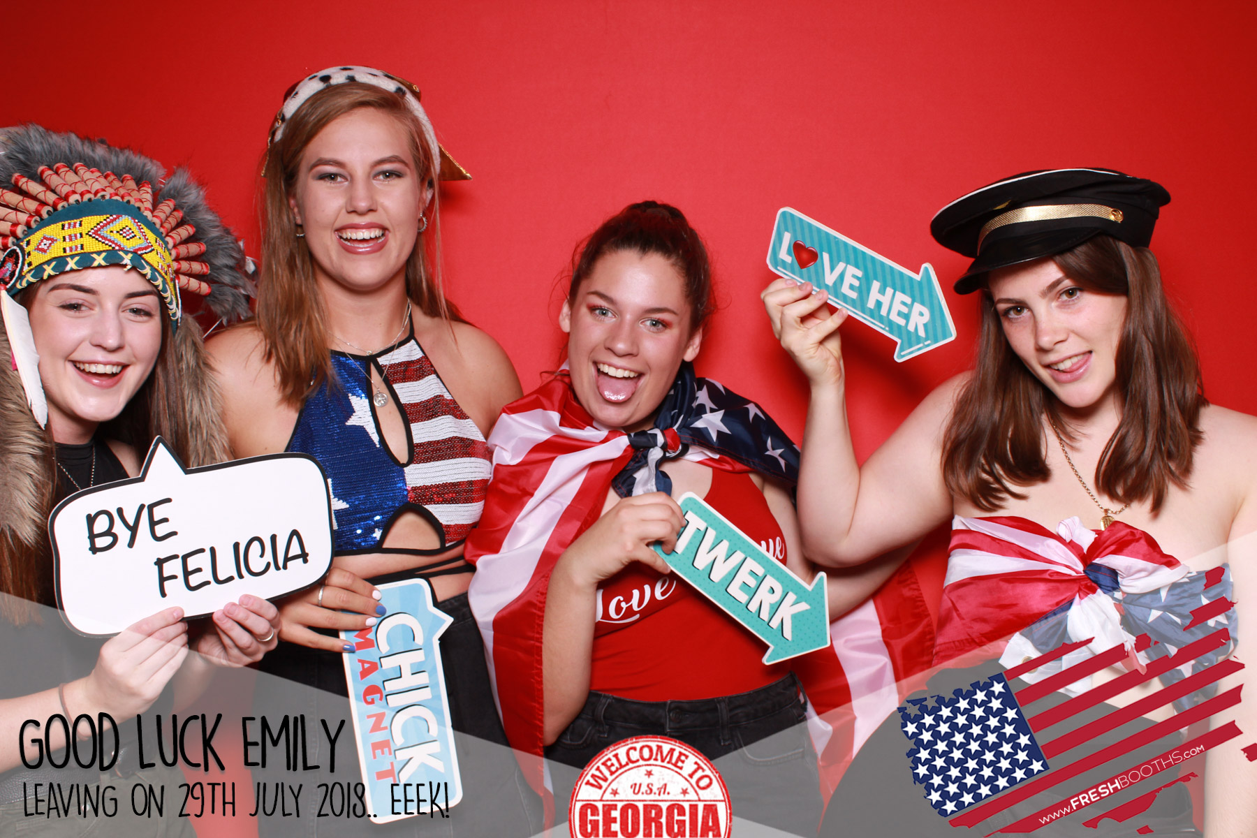 Emily's American Dream | View more photos from the event at gallery.freshbooths.com/u/FreshBooths/Emilys-American-Dream