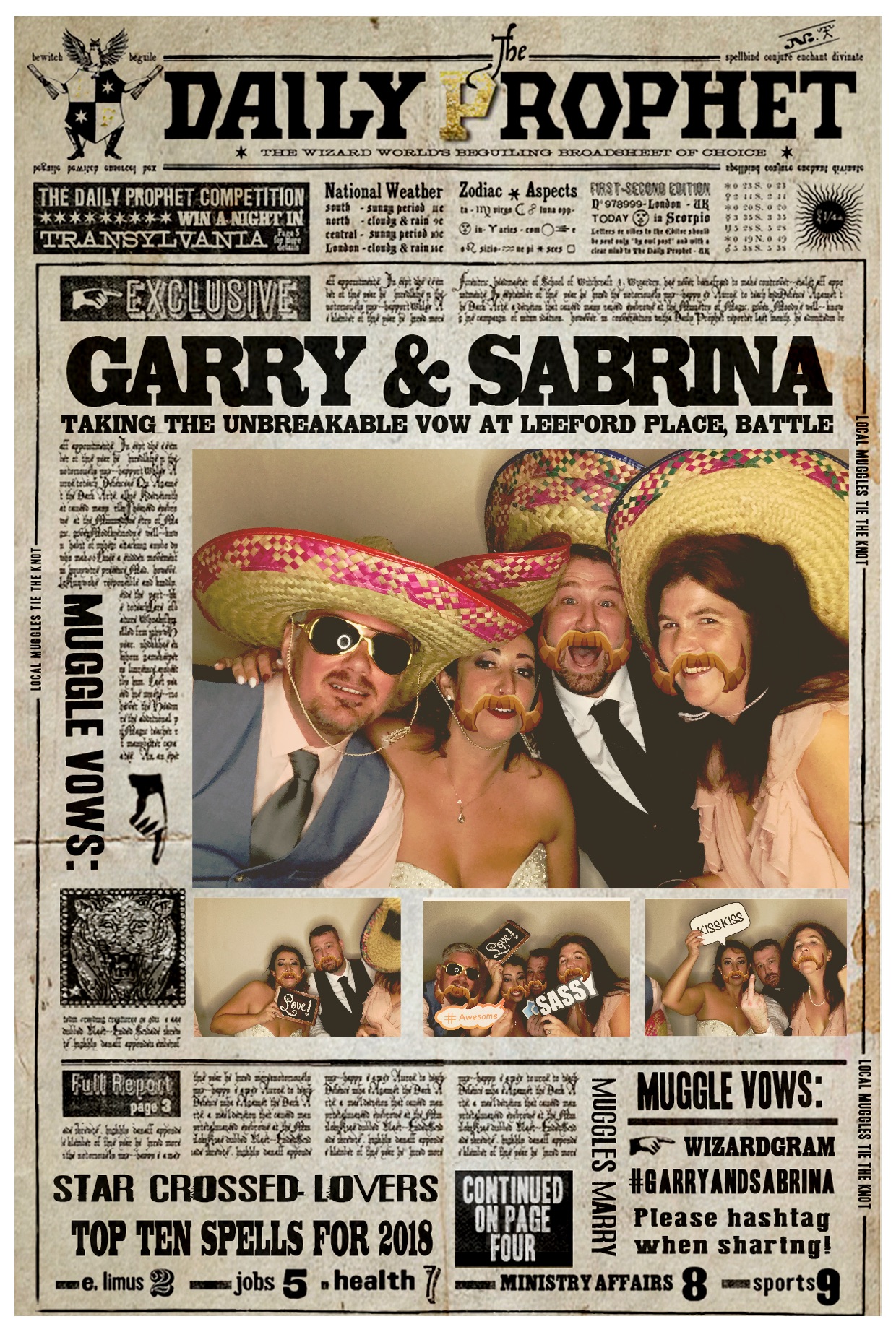 Garry & Sabrina's Wedding | View more photos from the event at gallery.freshbooths.com/u/FreshBooths/Garry-Sabrinas-Wedding
