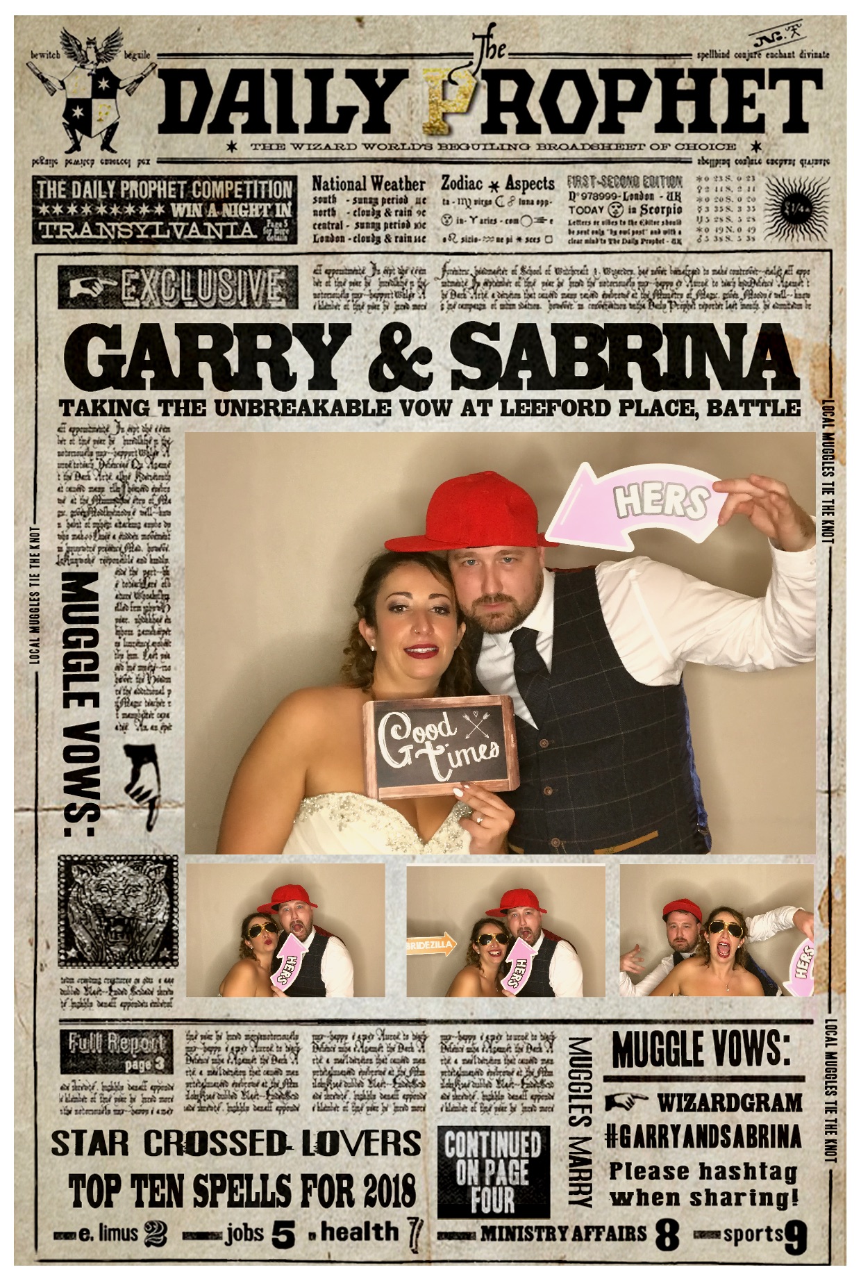 Garry & Sabrina's Wedding | View more photos from the event at gallery.freshbooths.com/u/FreshBooths/Garry-Sabrinas-Wedding