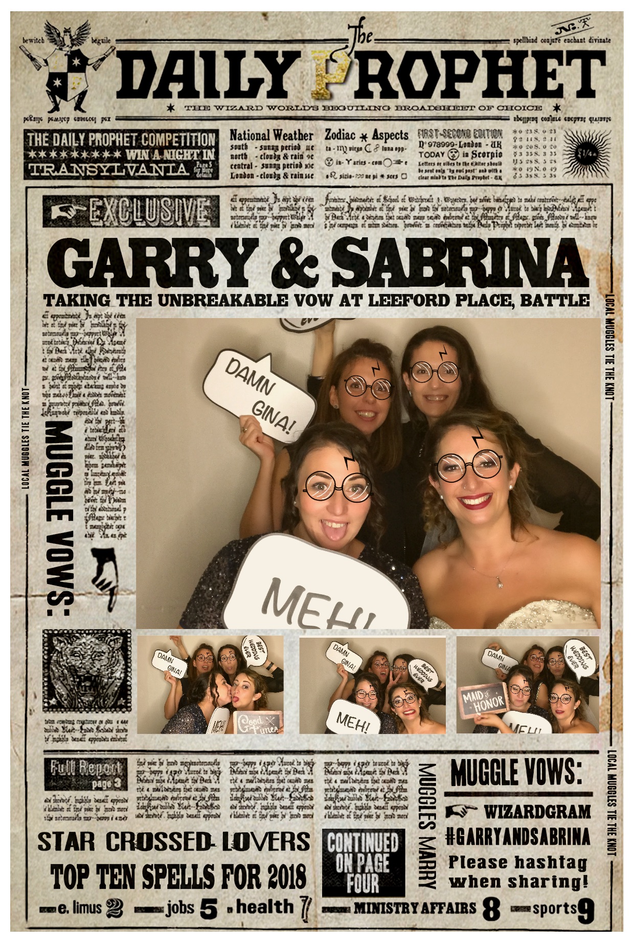 Garry & Sabrina's Wedding | View more photos from the event at gallery.freshbooths.com/u/FreshBooths/Garry-Sabrinas-Wedding