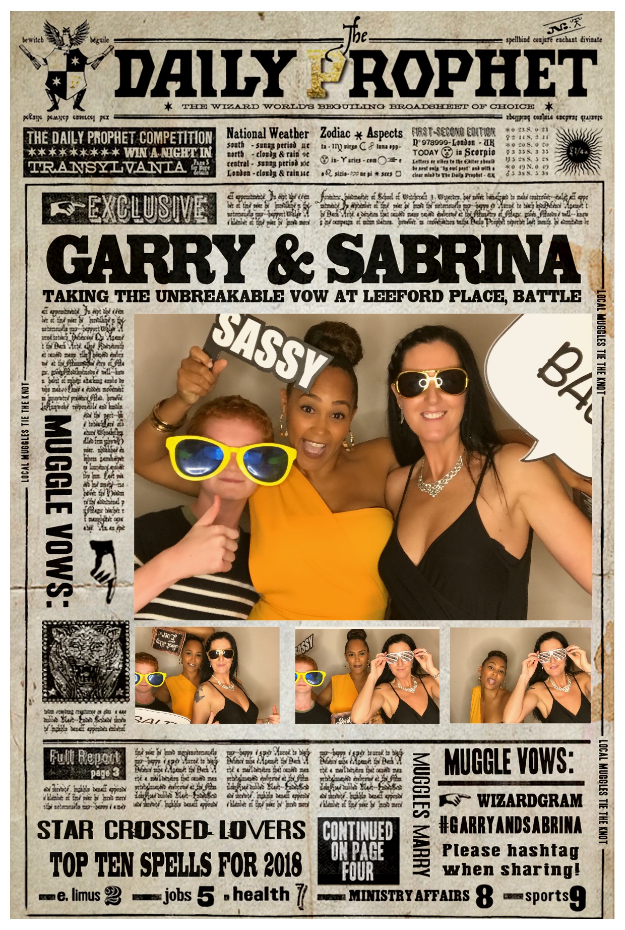 Garry & Sabrina's Wedding | View more photos from the event at gallery.freshbooths.com/u/FreshBooths/Garry-Sabrinas-Wedding