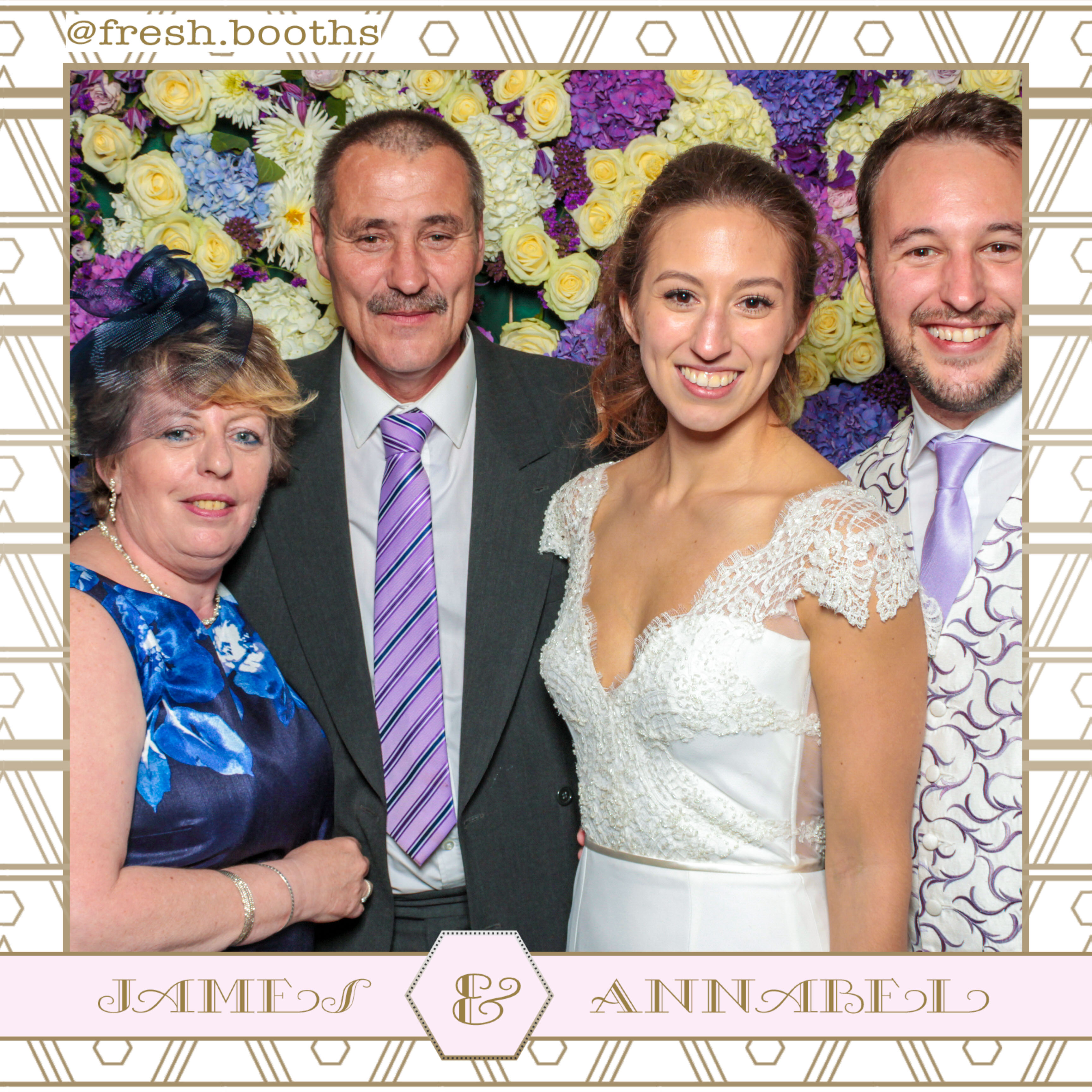James & Annabel Wedding | View more photos from the event at gallery.freshbooths.com/u/FreshBooths/James-Annabel-Wedding