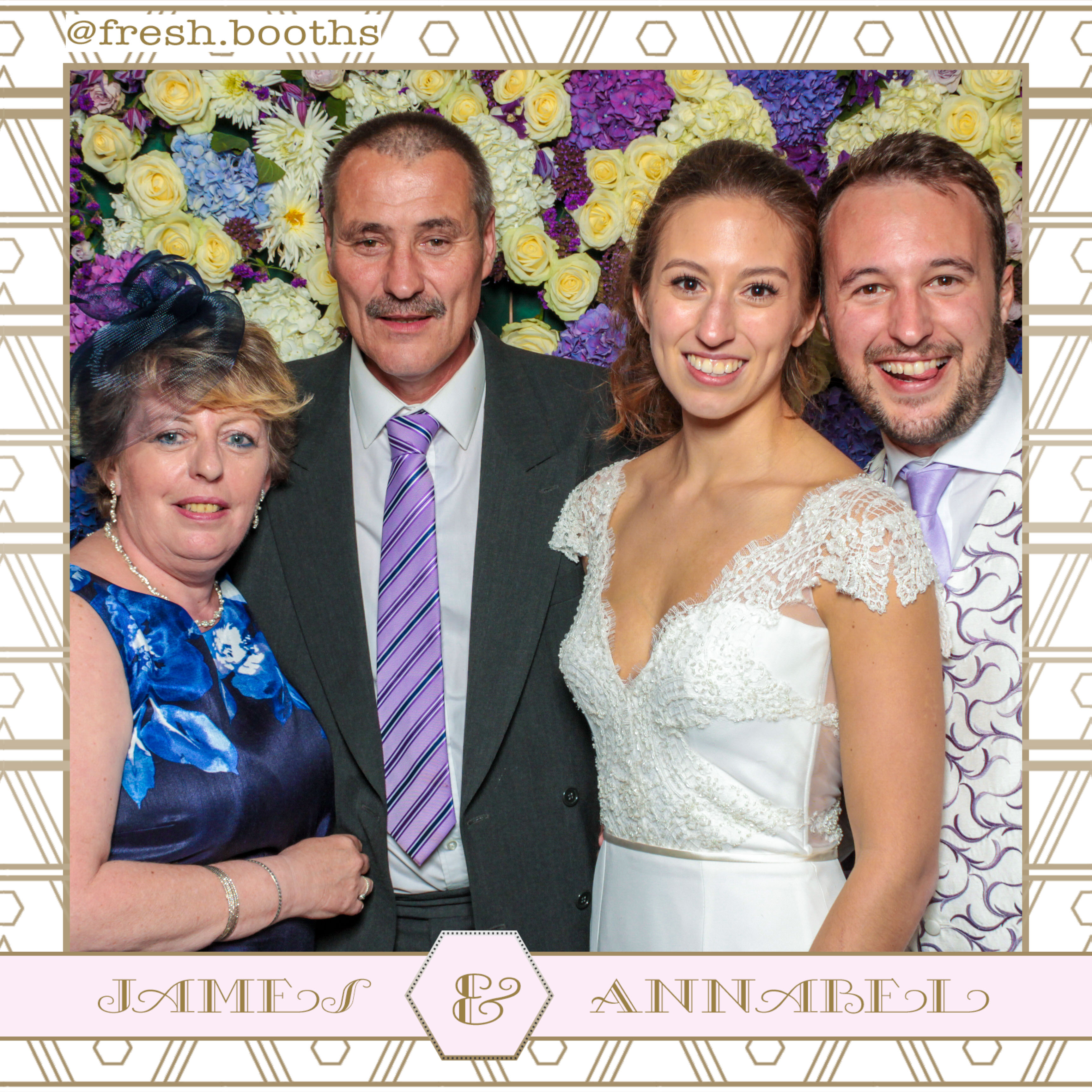 James & Annabel Wedding | View more photos from the event at gallery.freshbooths.com/u/FreshBooths/James-Annabel-Wedding