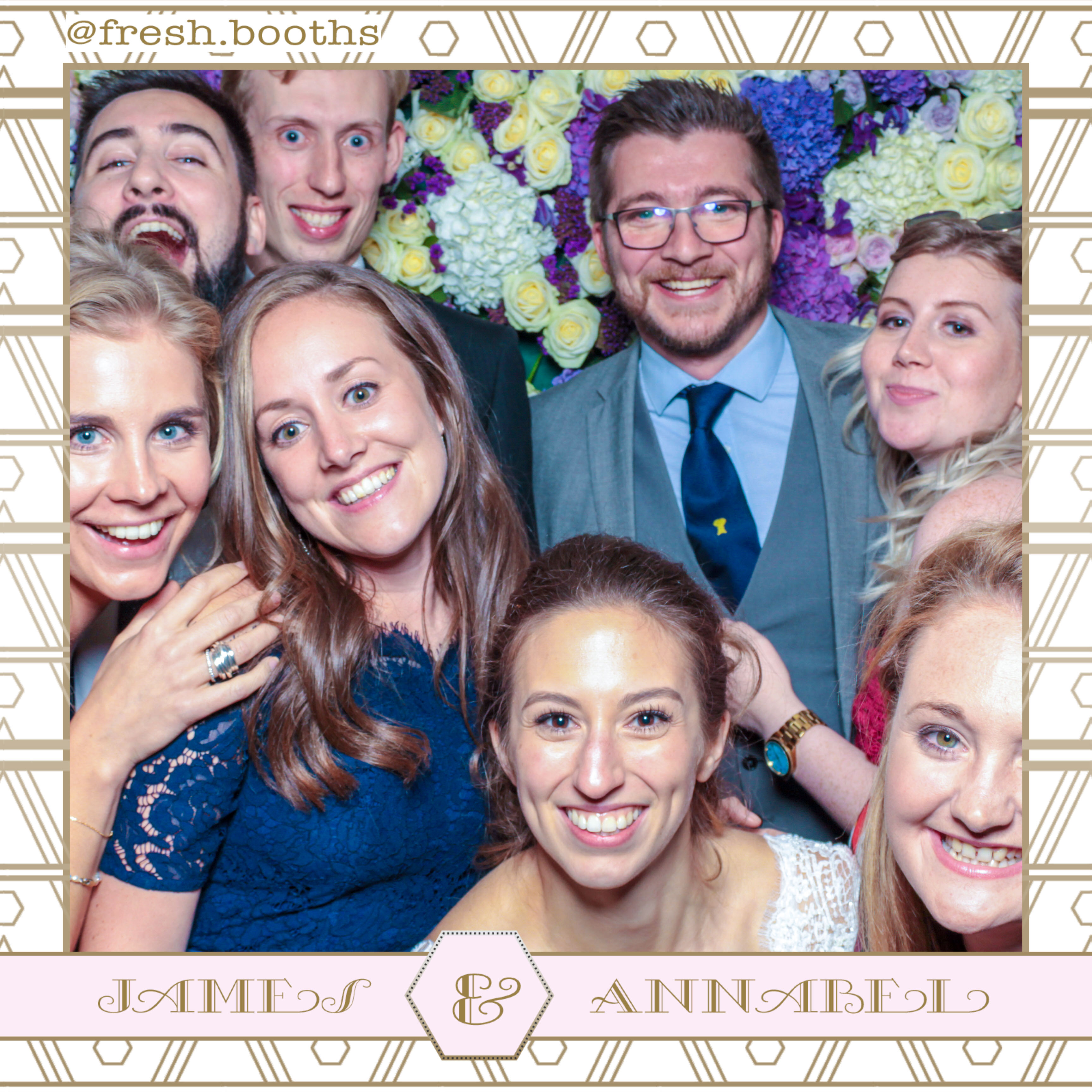 James & Annabel Wedding | View more photos from the event at gallery.freshbooths.com/u/FreshBooths/James-Annabel-Wedding