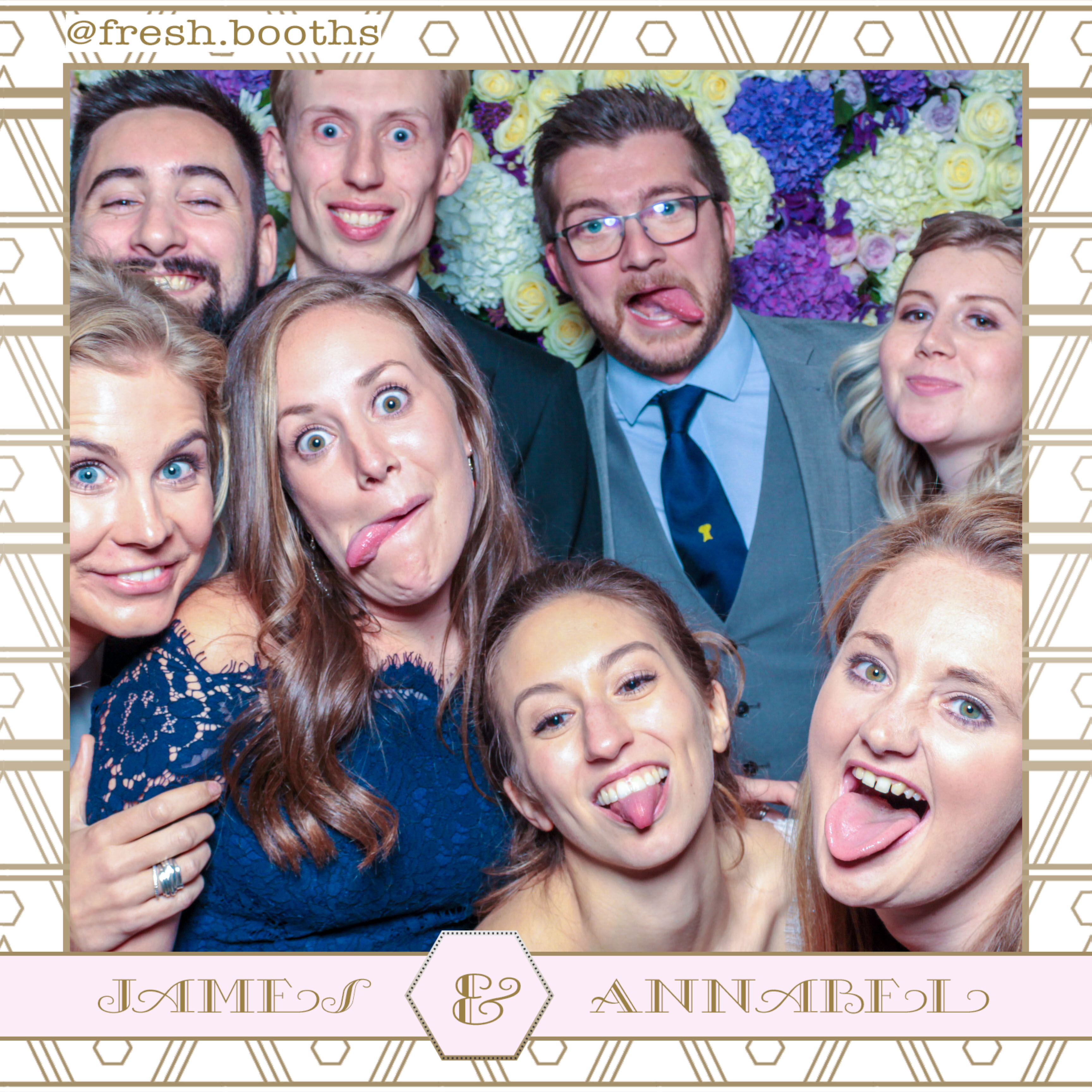 James & Annabel Wedding | View more photos from the event at gallery.freshbooths.com/u/FreshBooths/James-Annabel-Wedding