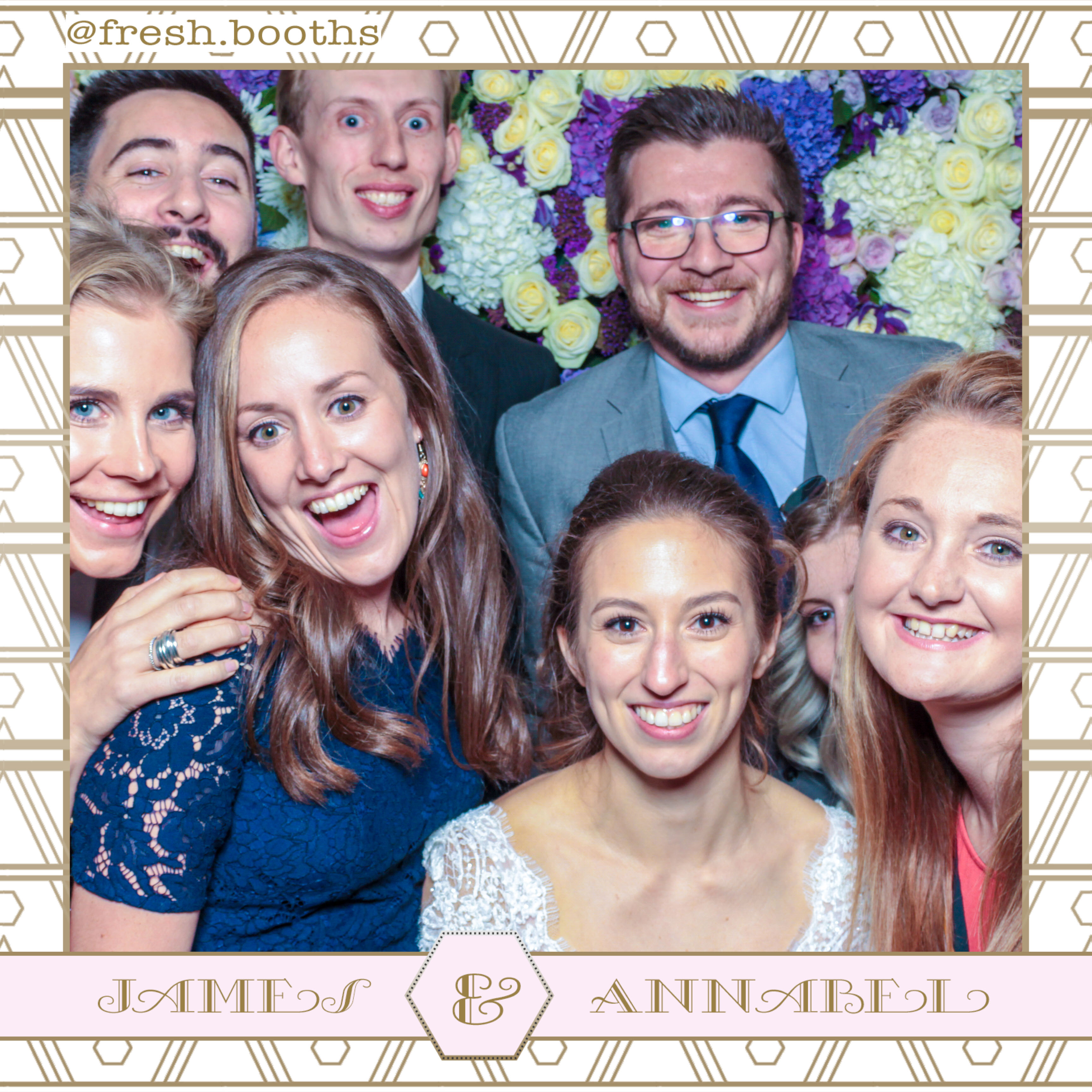 James & Annabel Wedding | View more photos from the event at gallery.freshbooths.com/u/FreshBooths/James-Annabel-Wedding