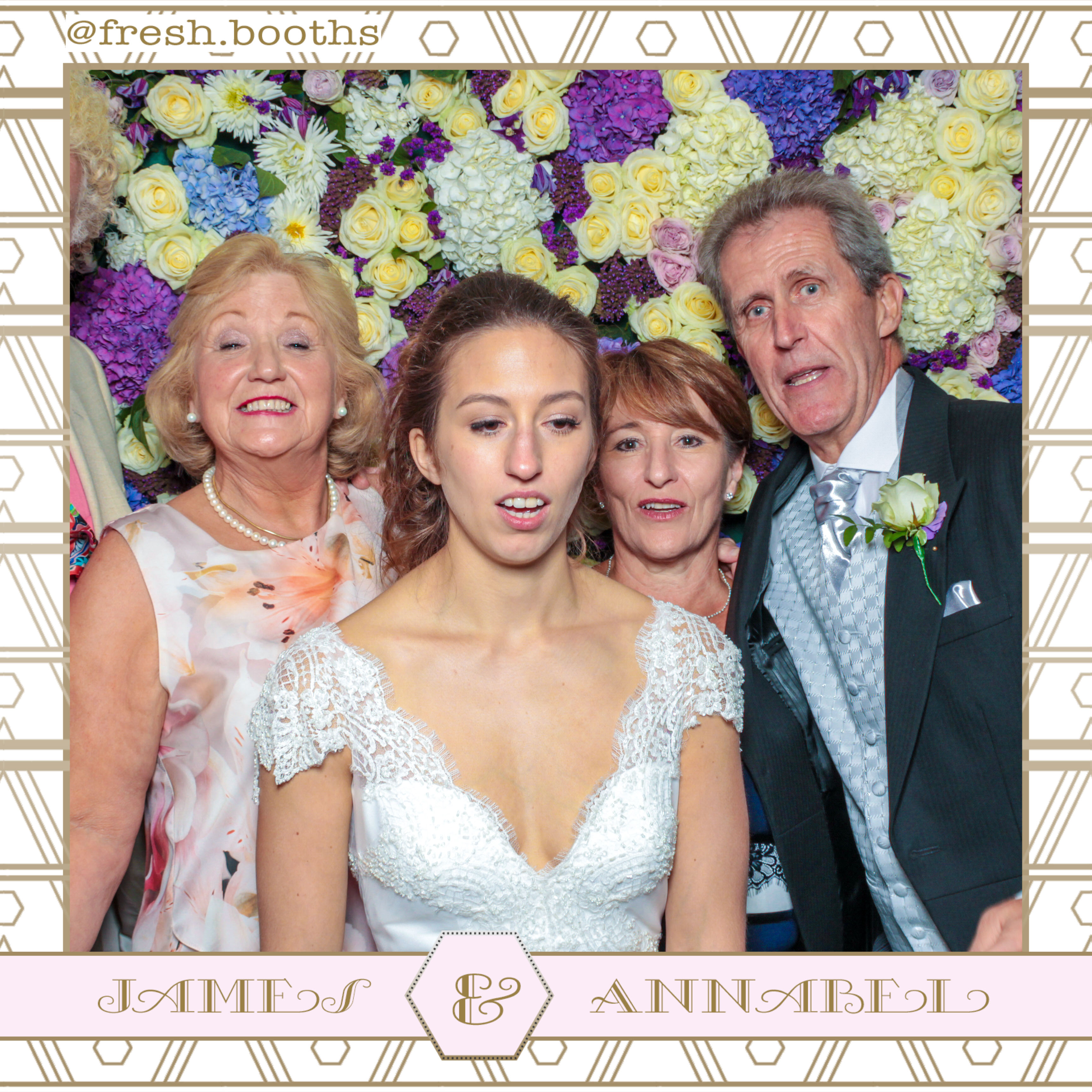 James & Annabel Wedding | View more photos from the event at gallery.freshbooths.com/u/FreshBooths/James-Annabel-Wedding