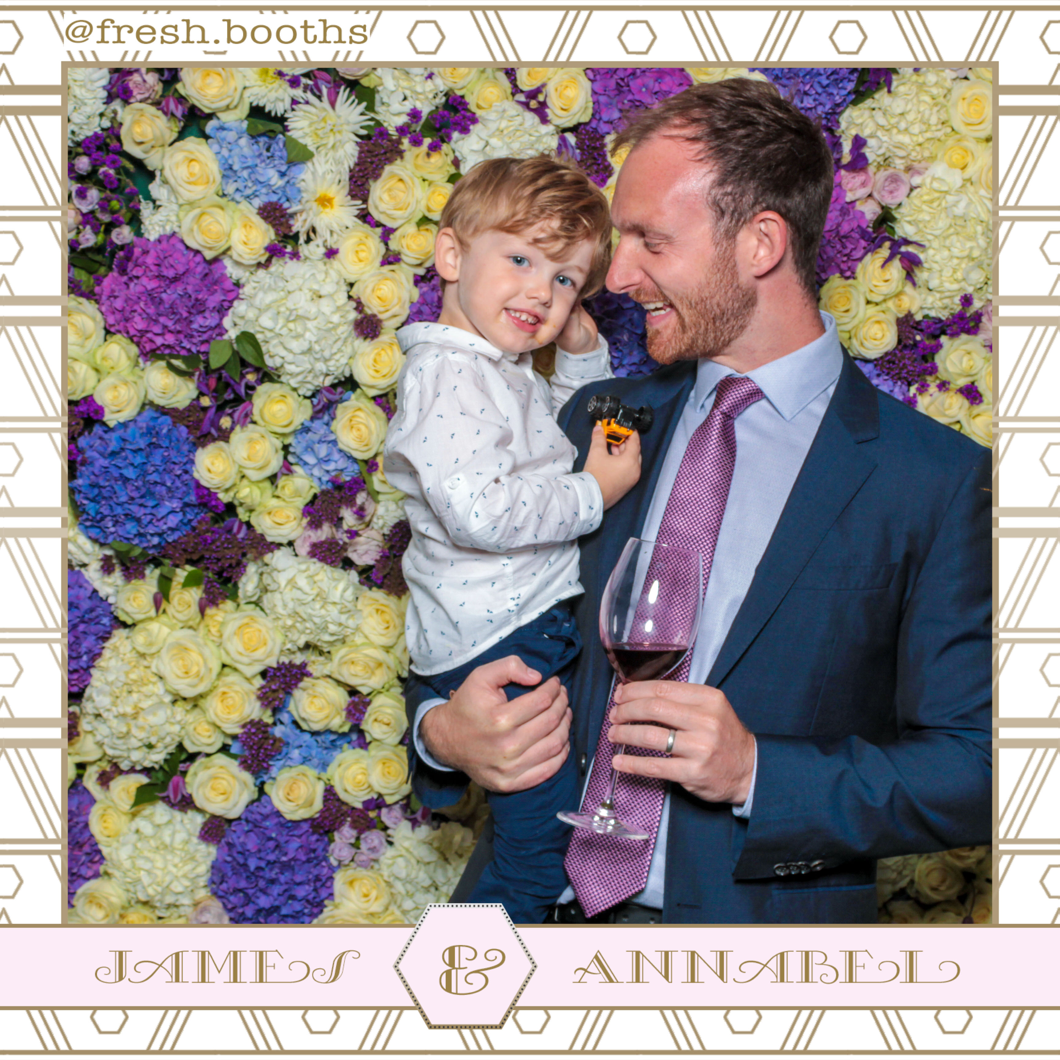 James & Annabel Wedding | View more photos from the event at gallery.freshbooths.com/u/FreshBooths/James-Annabel-Wedding