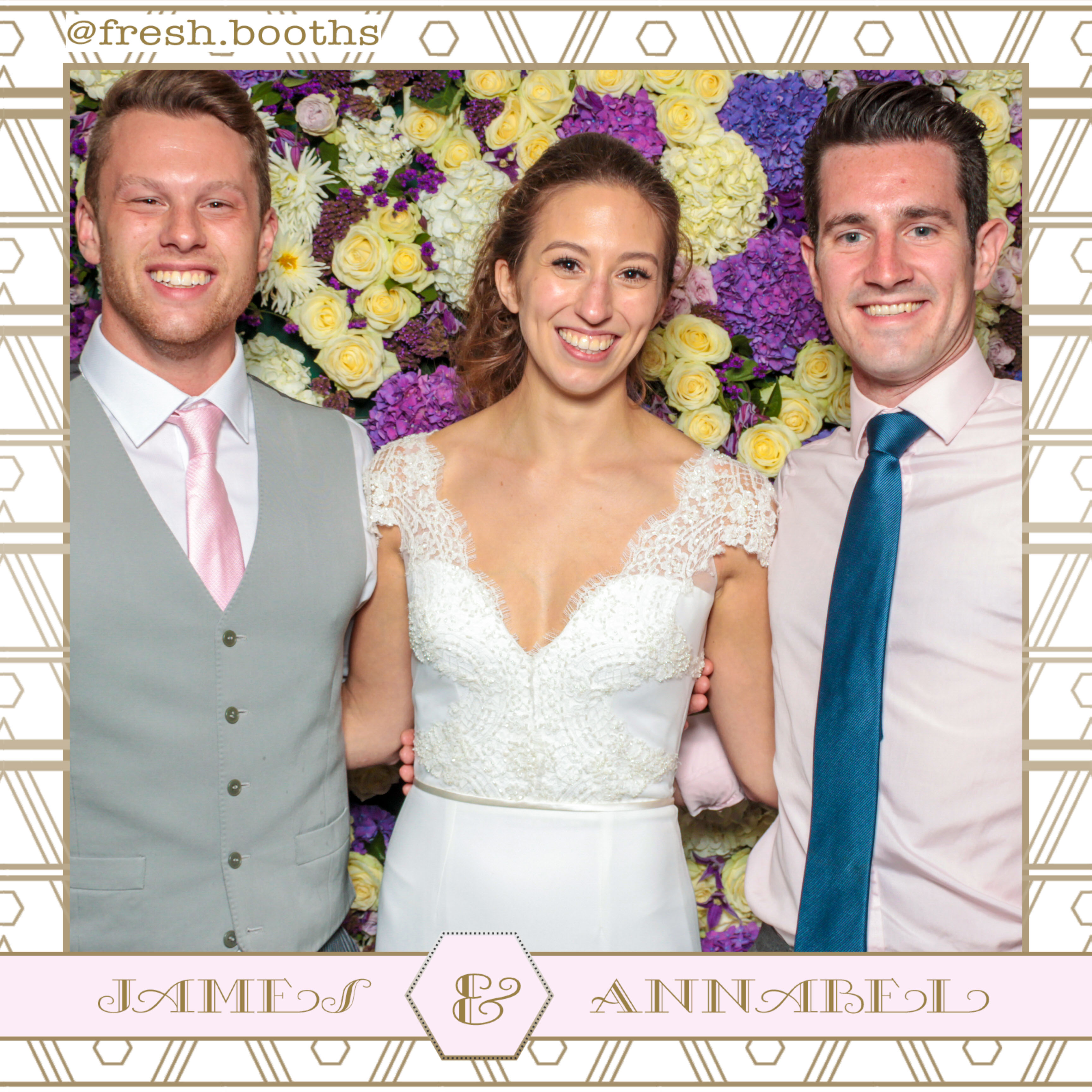 James & Annabel Wedding | View more photos from the event at gallery.freshbooths.com/u/FreshBooths/James-Annabel-Wedding